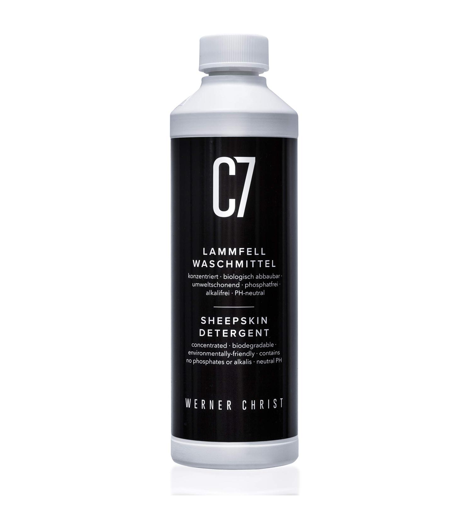 Christ Lambskin Detergent C7 - Biodegradable Fur Cleaner for Sheepskin & Lamb Fur | Eco-Friendly 250ml & 500ml - Buy Online on SooperMarket.com