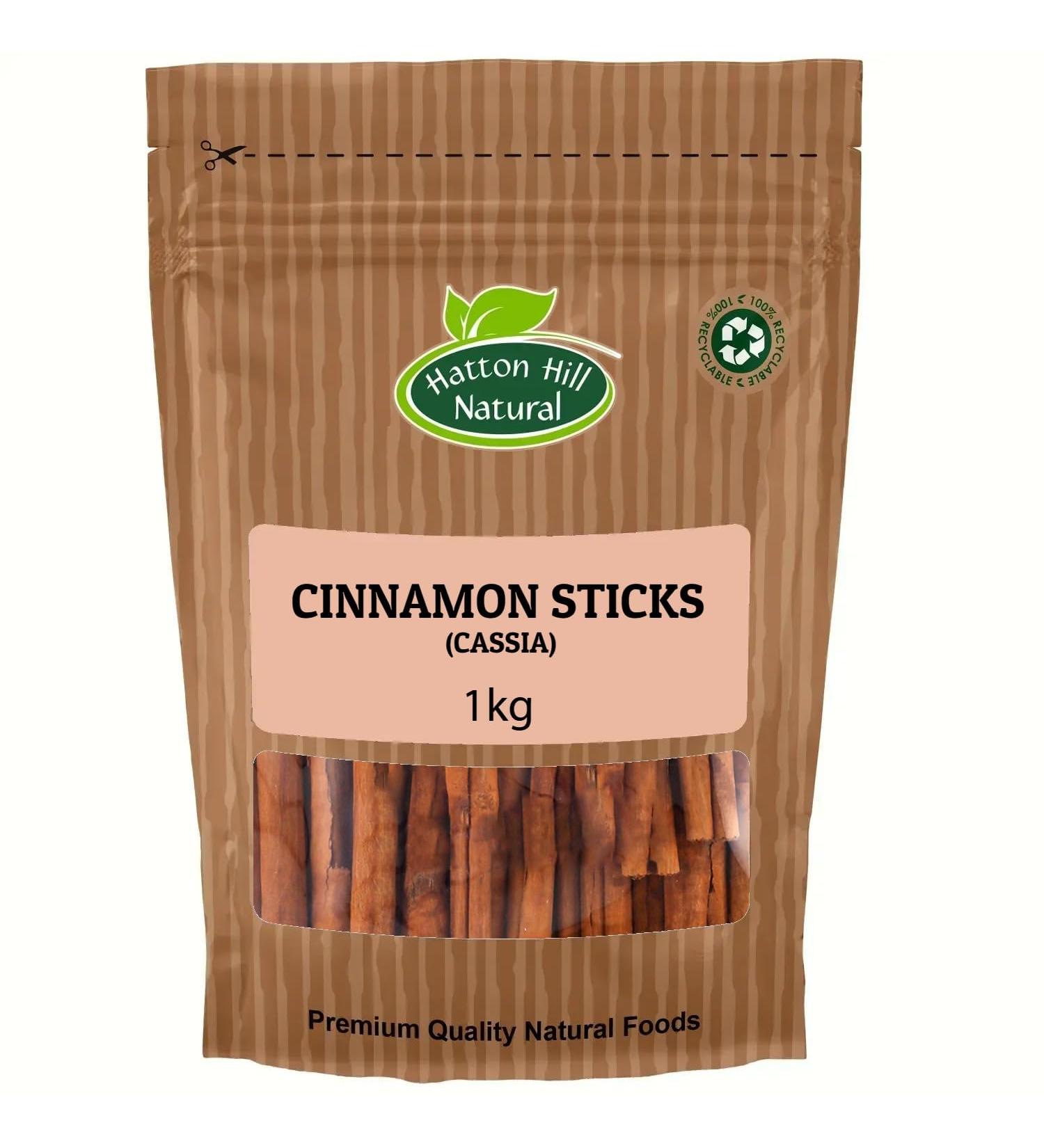 Cinnamon Sticks (Cassia) 1kg by Hatton Hill