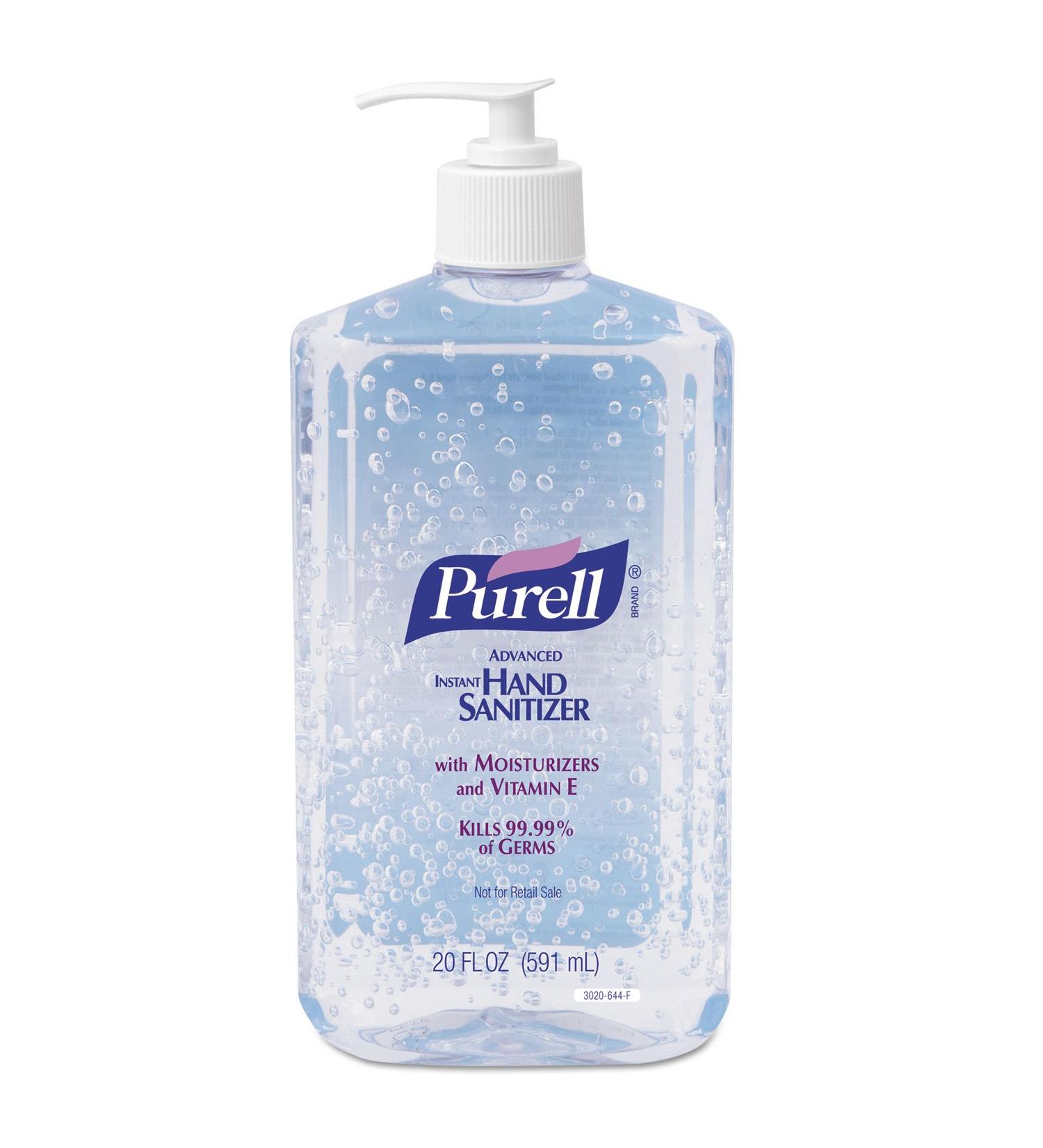 Purell 302312 Advanced Instant Hand Sanitizer 20oz Pump Bottle - Pack of 12 - Buy Online on SooperMarket.com