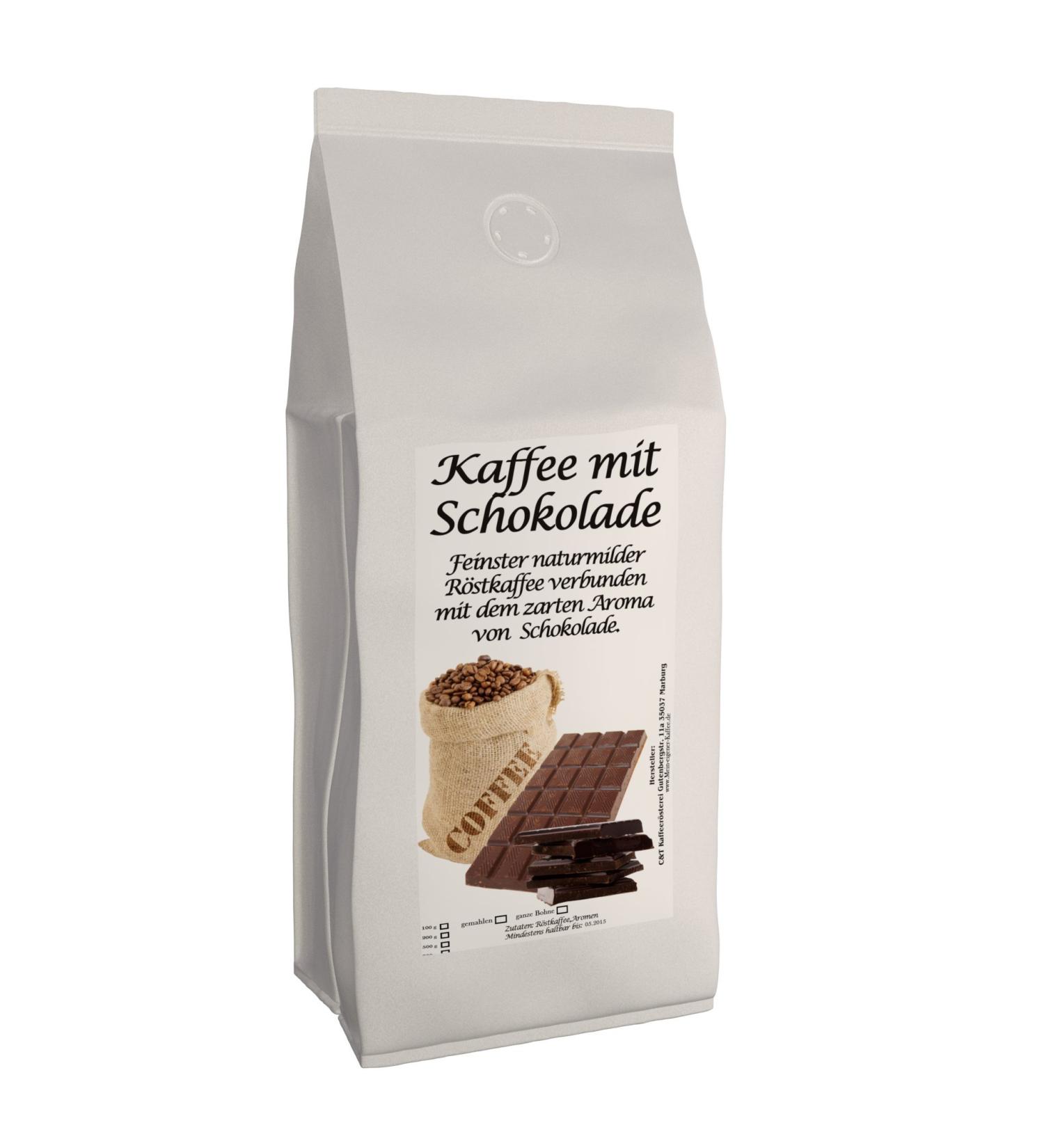 C&T Aroma Flavored Coffee Ground - Chocolate 500g | Premium Private Roaster Blend - Buy Internationally - Buy Online on SooperMarket.com