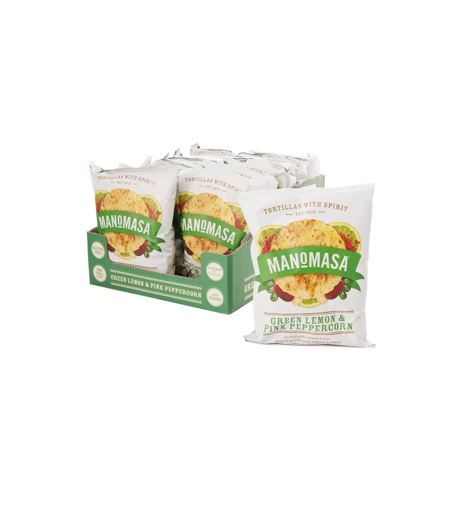 Manomasa Green Lemon & Pink Peppercorn 12 x 140g - Buy Online on SooperMarket.com