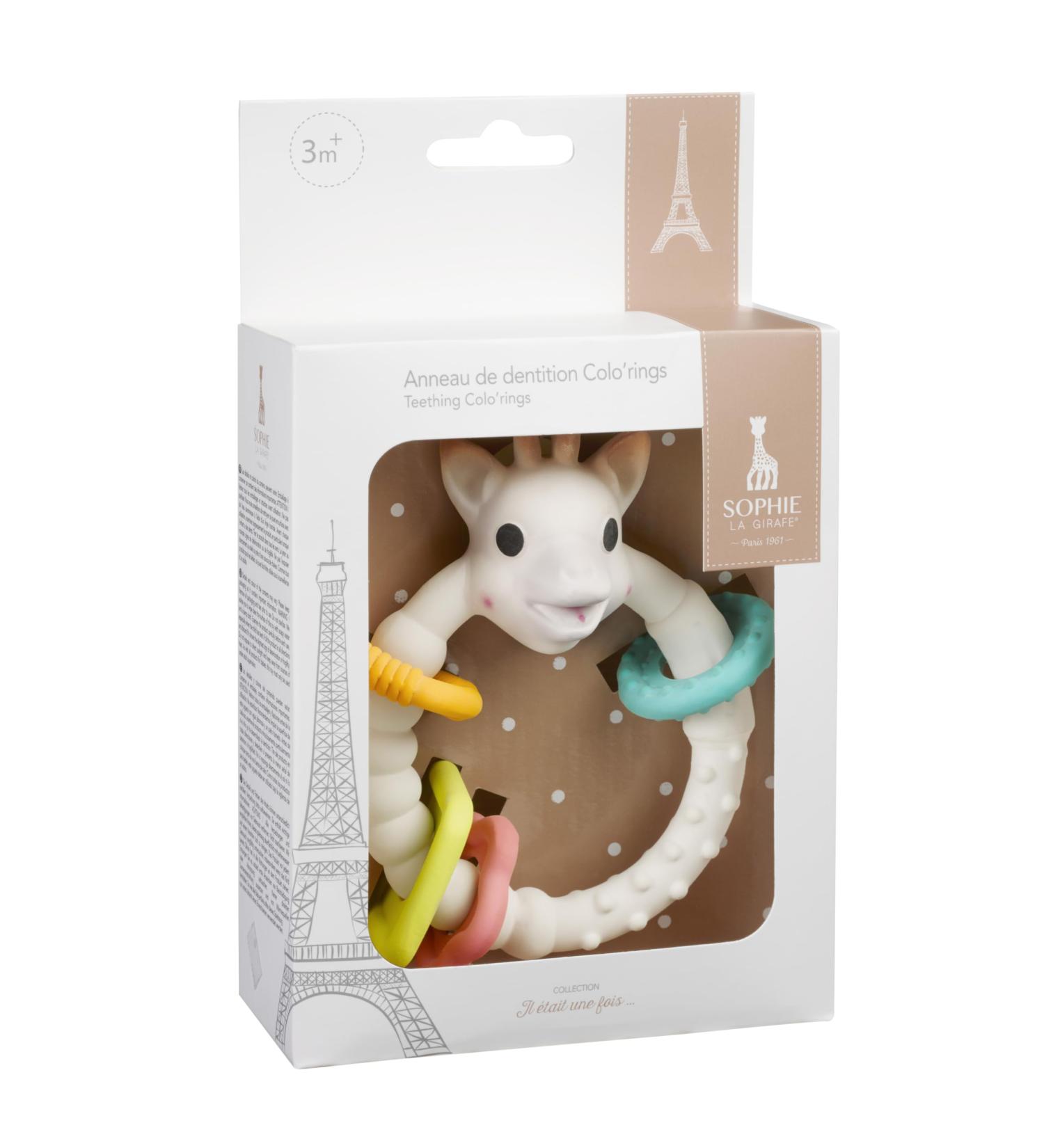 Sophie la Girafe Teething Ring - Colors Once Upon A Time | International Shipping Available - Buy Online on SooperMarket.com