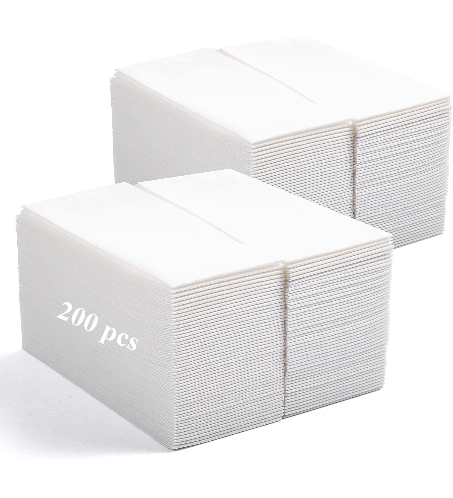 LEKOCH 100 PCS Premium Disposable Napkins - White Air Laid Cloth-Like Napkins for Weddings | 43x30 cm | Bulk 200 PCS - Buy Online on SooperMarket.com
