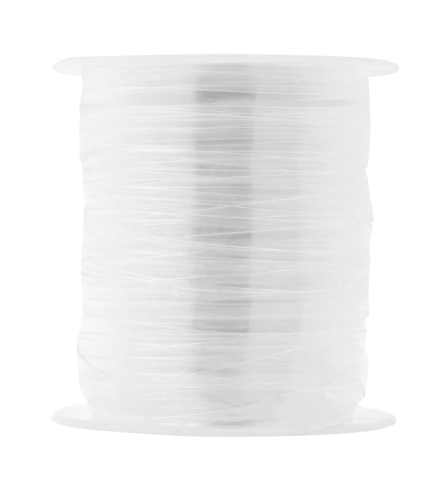 Mandala Crafts 3/8 Inch Clear Elastic Band - 33 Yards | Lightweight & Invisible Elastic for Sewing, Bra, Lingerie, Swimwear Garments - Buy Online on SooperMarket.com