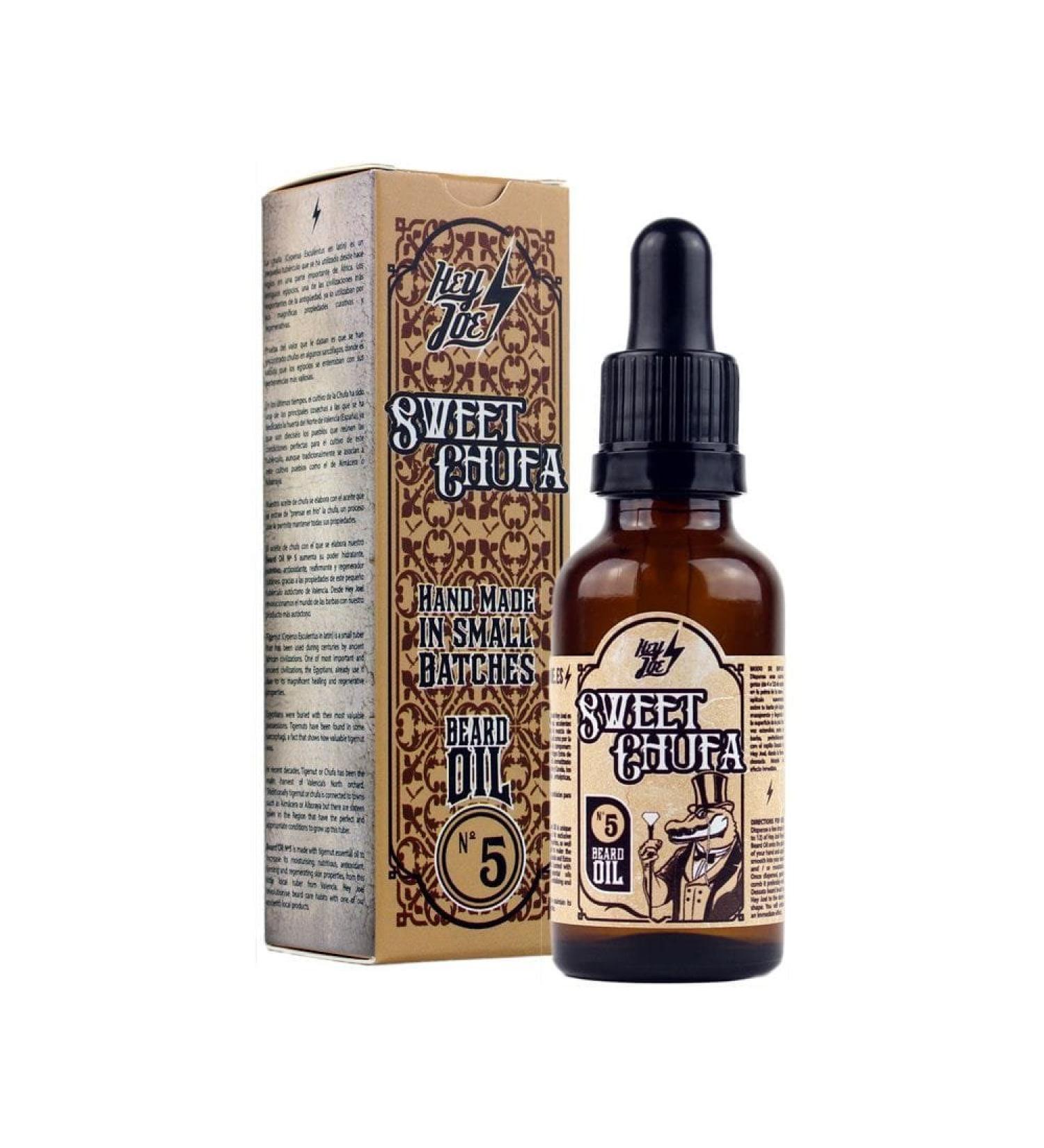 Hey Joe Beard Oil N 5 Sweet CHUPA 30ml | Aceite para Barba con Arg n Jojoba & Macadamia - Aroma a Lim n y Canela - Env o Internacional - Buy Online on SooperMarket.com