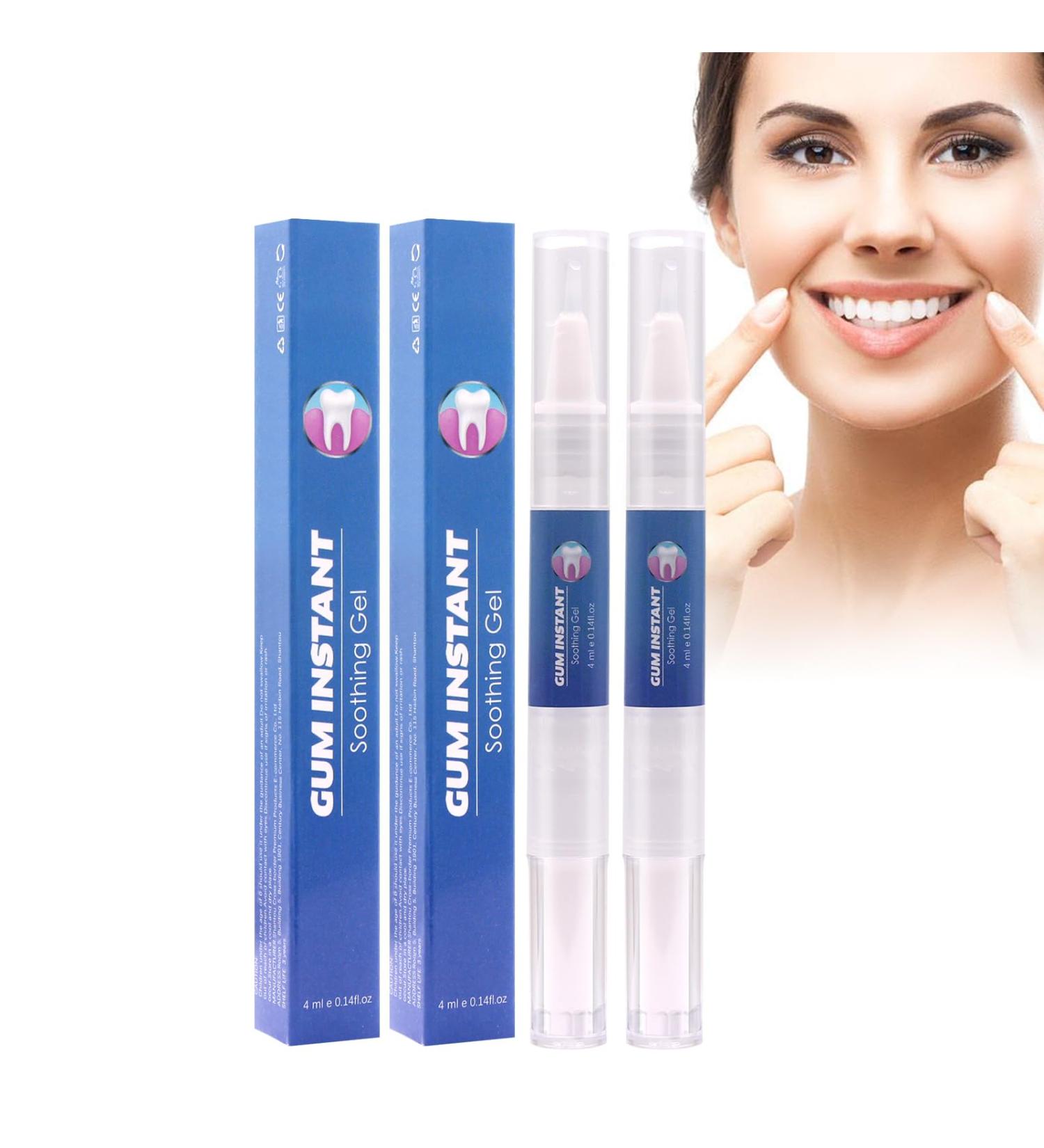 Fengyang 2PCs Gum Gel - Instant Gum Therapy & Restoration Gel for Healthy Gums | International Shipping Available - Buy Online on SooperMarket.com