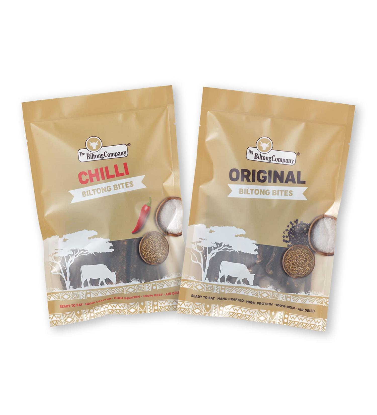 Biltong 500g - Original & Chilli Mix Bites | High-Quality South African Snack - Buy Online on SooperMarket.com