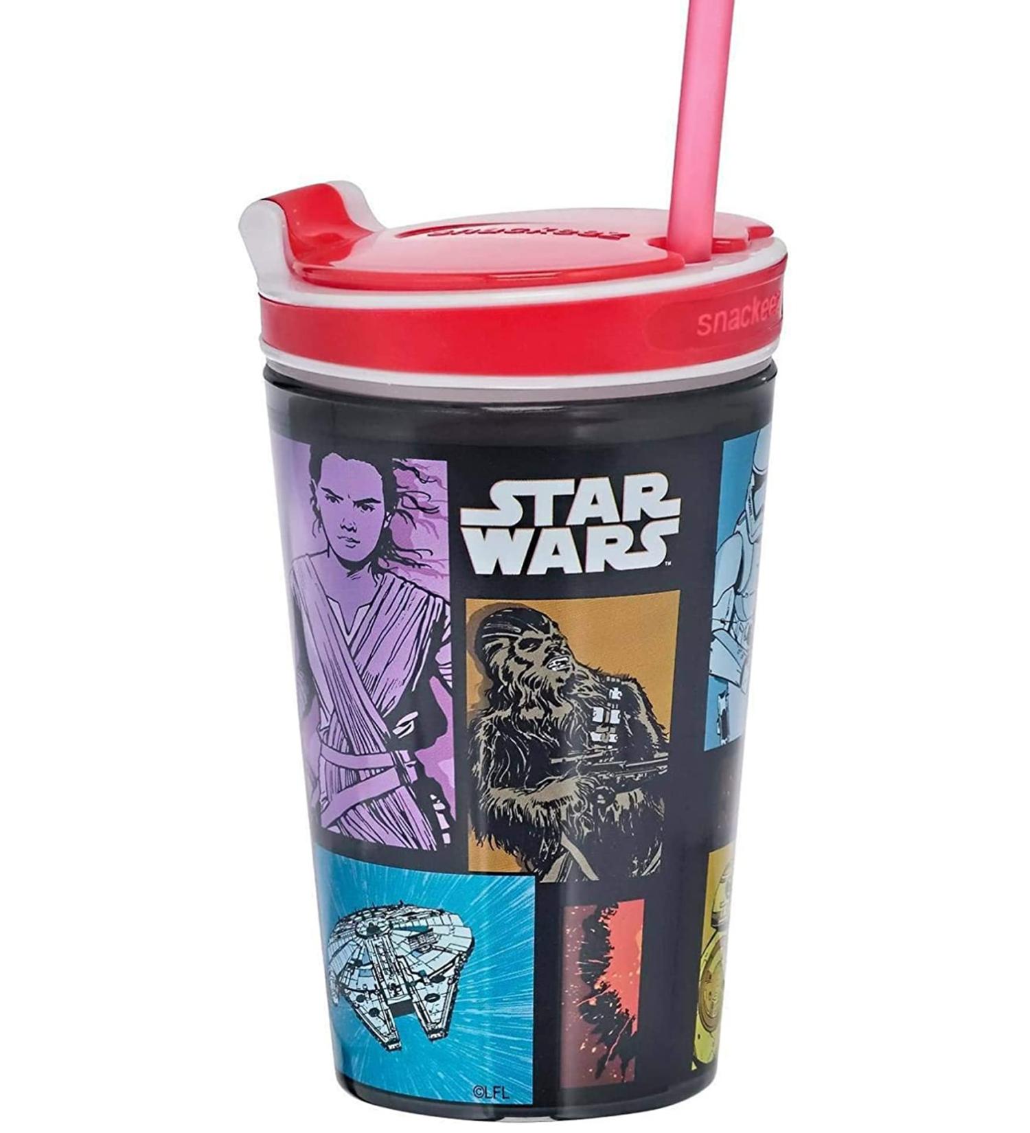 Snackeez Jr 2-in-1 Snack & Drink Cup Star Wars 7 Movie Edition 2PK | Assorted Colors - Buy Online on SooperMarket.com