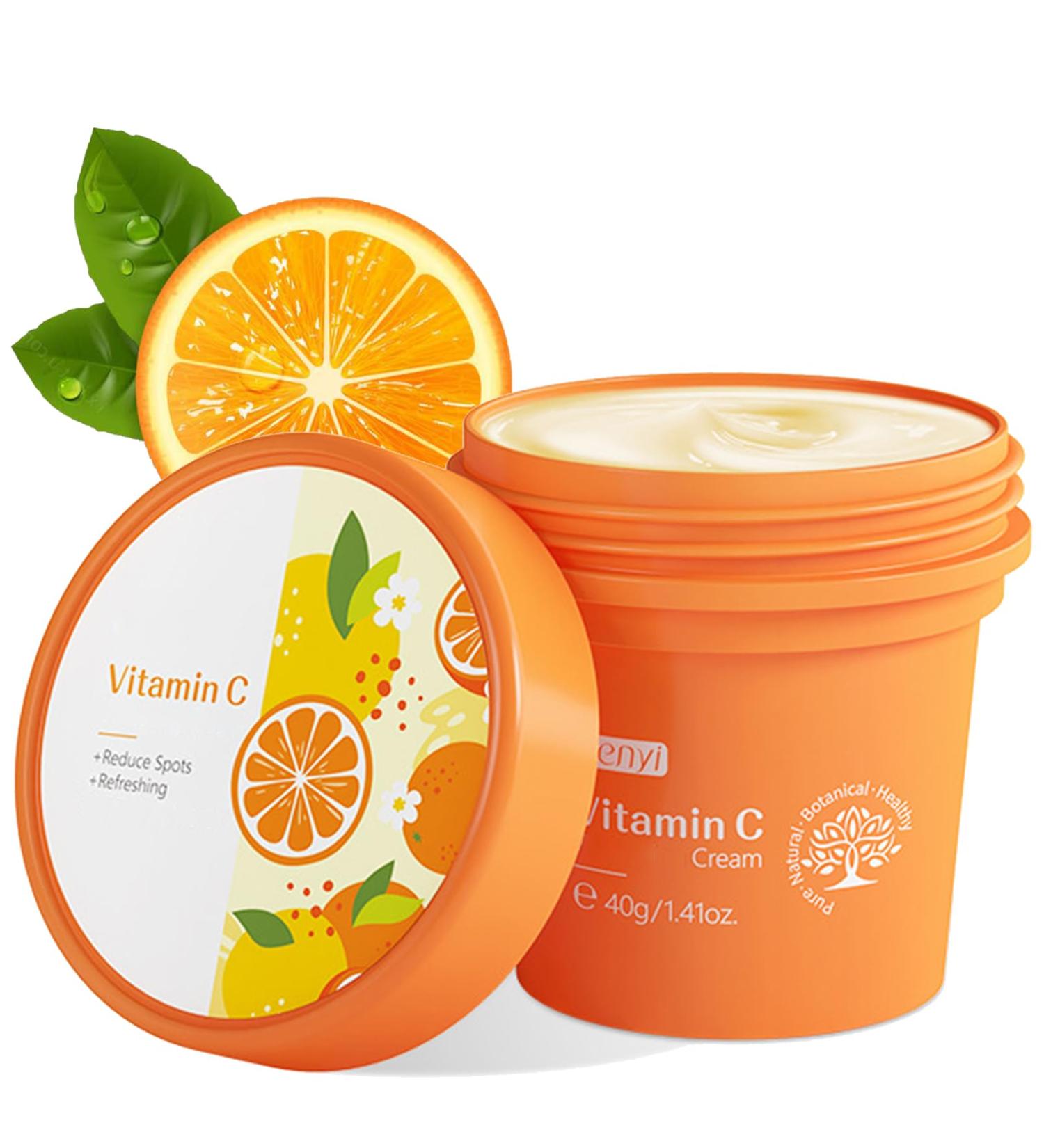 Buy Vitamin C Facial Moisturizer - Anti-Aging Face Cream with Hyaluronic Acid & Centella Asiatica | Best for Dry Skin - Unisex Moisturizer - Buy Online on SooperMarket.com