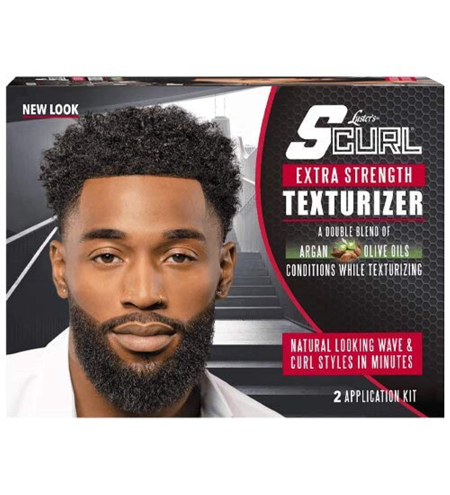 Luster's scurl Texturizer Extra Strength for men 2 applications