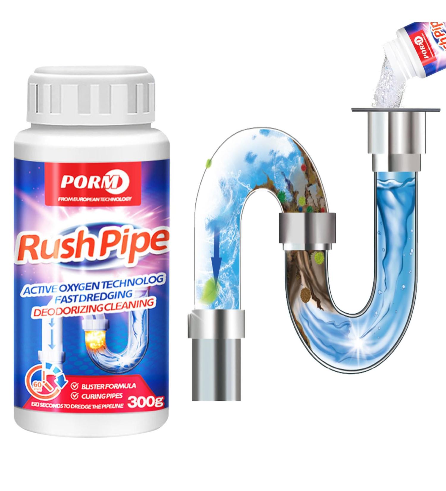 Upgrate Powerful Pipe Dredging Agent Sink and Drain Pipe Dredging Powder Pipe Dredge Agent Kitchen Toilet Pipeline Quick Cleaning Tool - Buy Online on SooperMarket.com