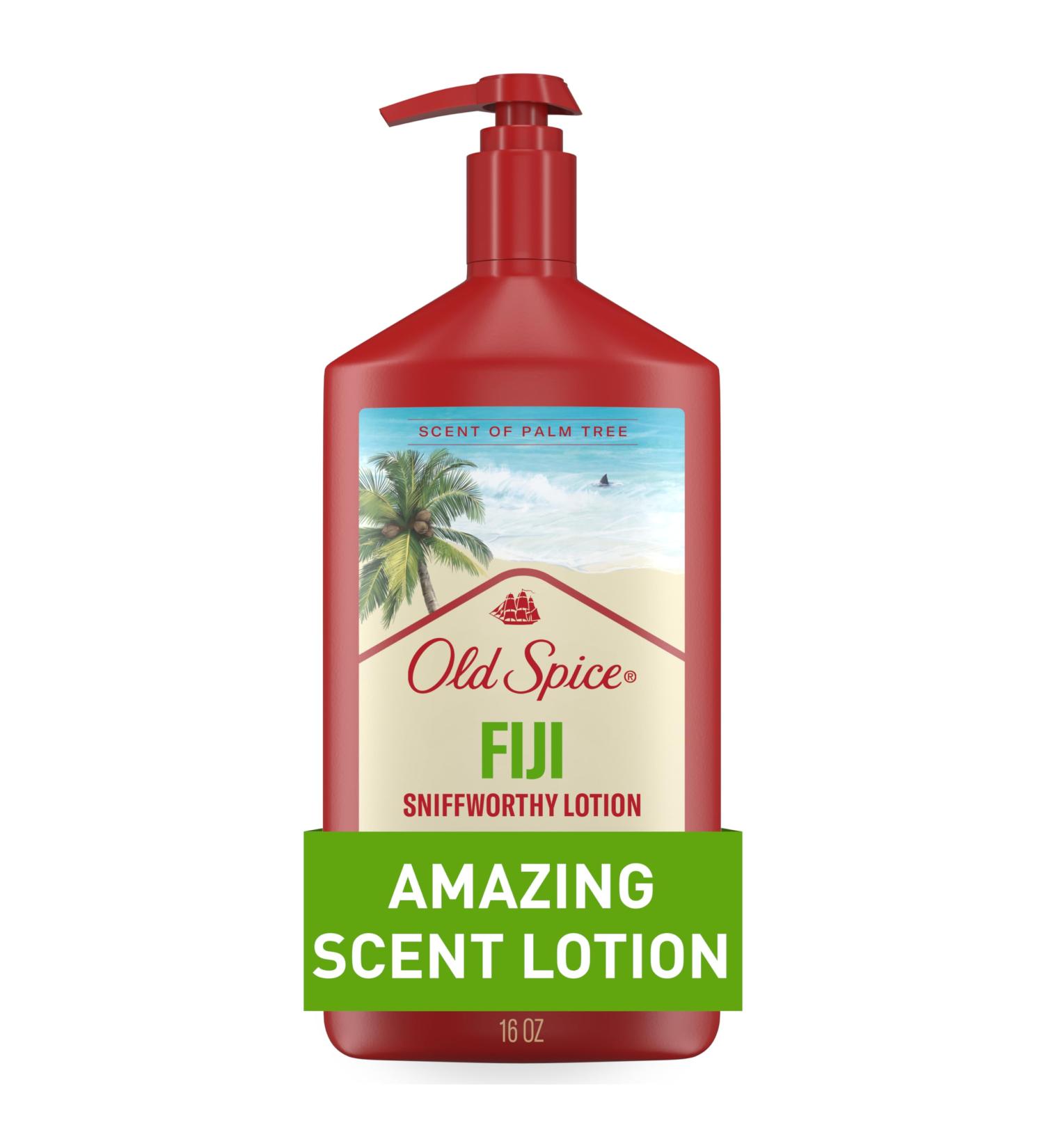 Old Spice Hand and Body Lotion for Men - Lightweight 24/7 Hydration | Fiji Scent All Skin Types 16 oz - Buy Online on SooperMarket.com