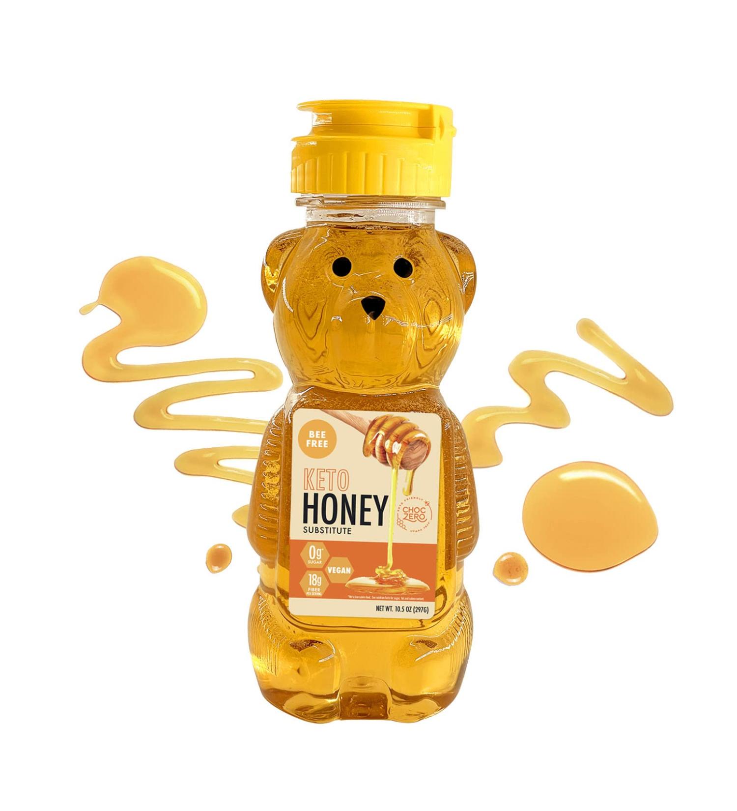 ChocZero Sugar-Free Honey - Keto Sweetener - All Natural, Vegan-Friendly, Zero Sugar Substitute | 10.5oz Jar - Buy Online on SooperMarket.com