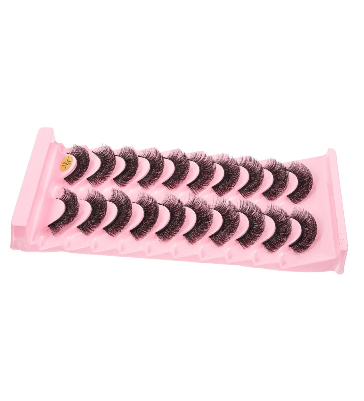 Didiseaon 10 Pairs Fake Eyelashes Russia 7d Fiber Dense - Buy Online on SooperMarket.com