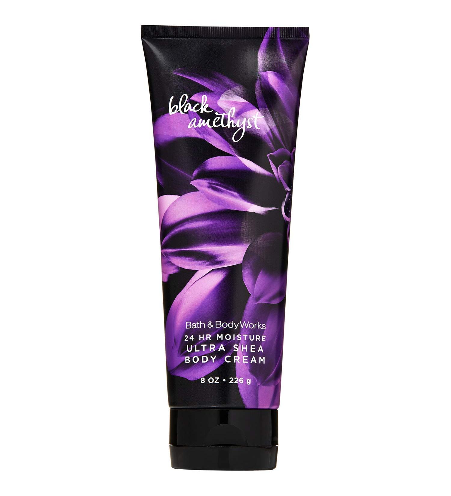 Bath and Body Works BLACK AMETHYST Ultra Shea Body Cream 8 Ounce (2019 Edition) Original 8 Ounce (Pack of 1)