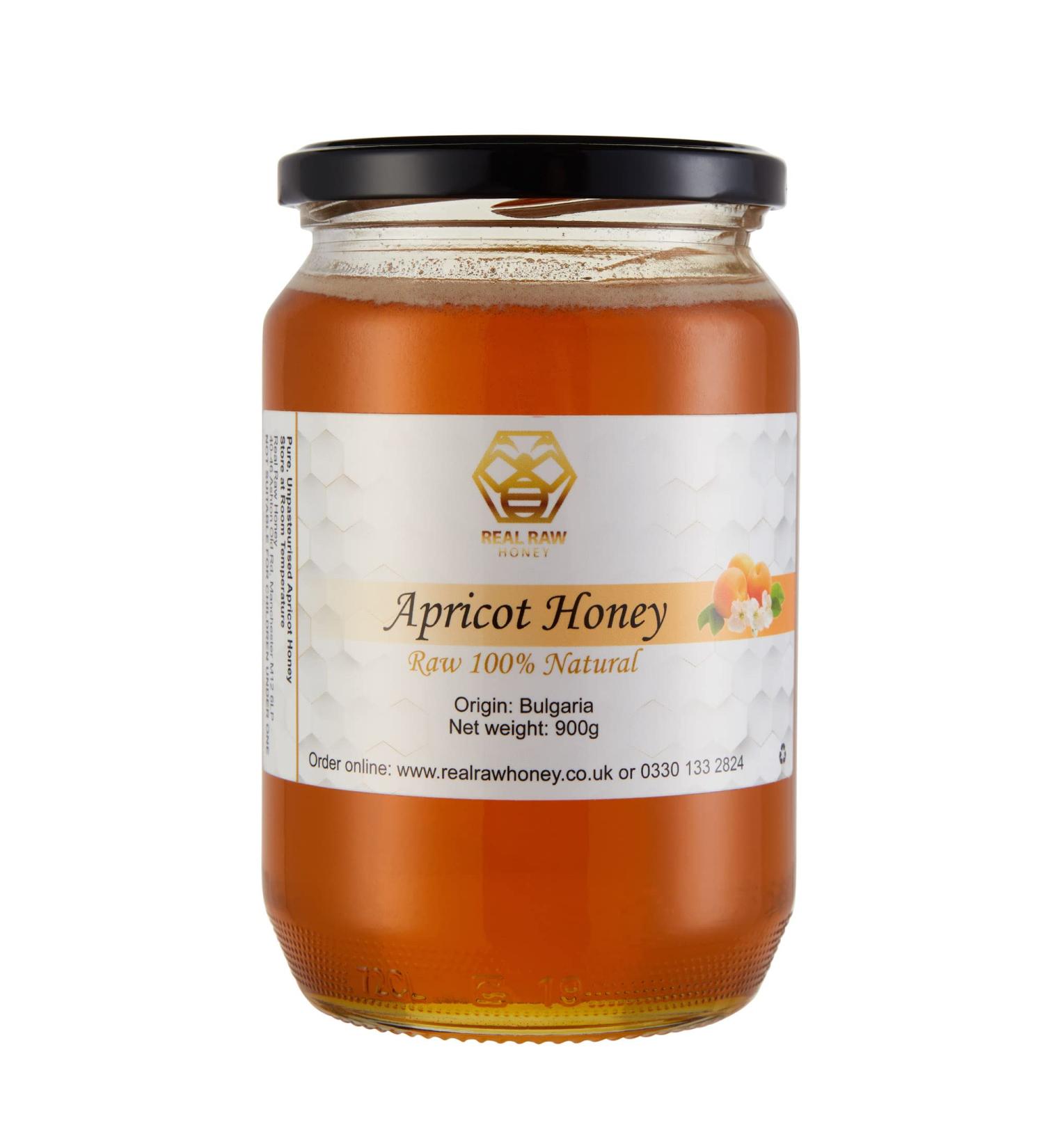 Apricot Blossom Raw Honey Pure - 100% Natural Honey Pure Raw Honey - Buy Online on SooperMarket.com