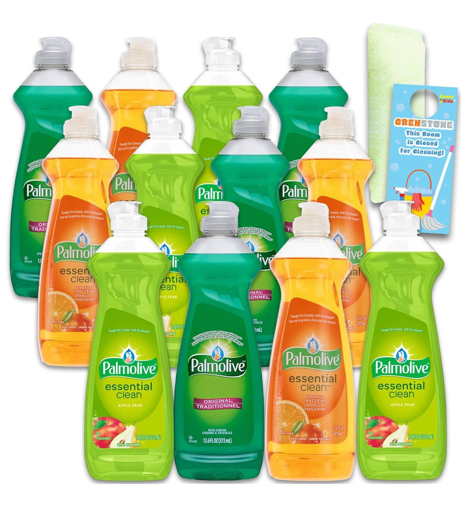 Buy Palmolive Dish Soap Variety Pack - 12 Assorted Scents | Liquid Dish Detergent with Sponge - Fast International Shipping - Buy Online on SooperMarket.com