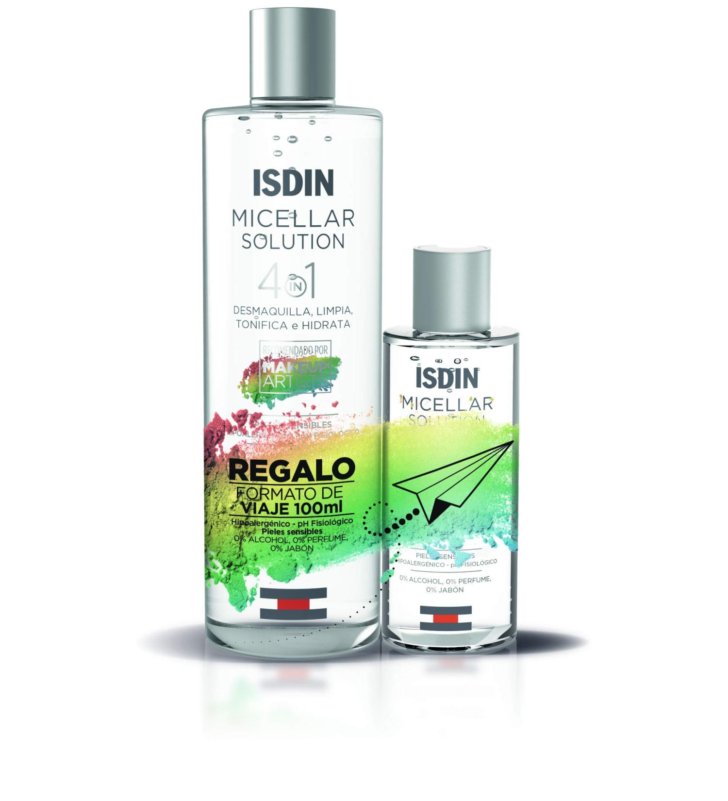 ISDIN Micellar Water 4 in 1 - 400 ml & 100 ml Travel Size | Shop Internationally - Buy Online on SooperMarket.com