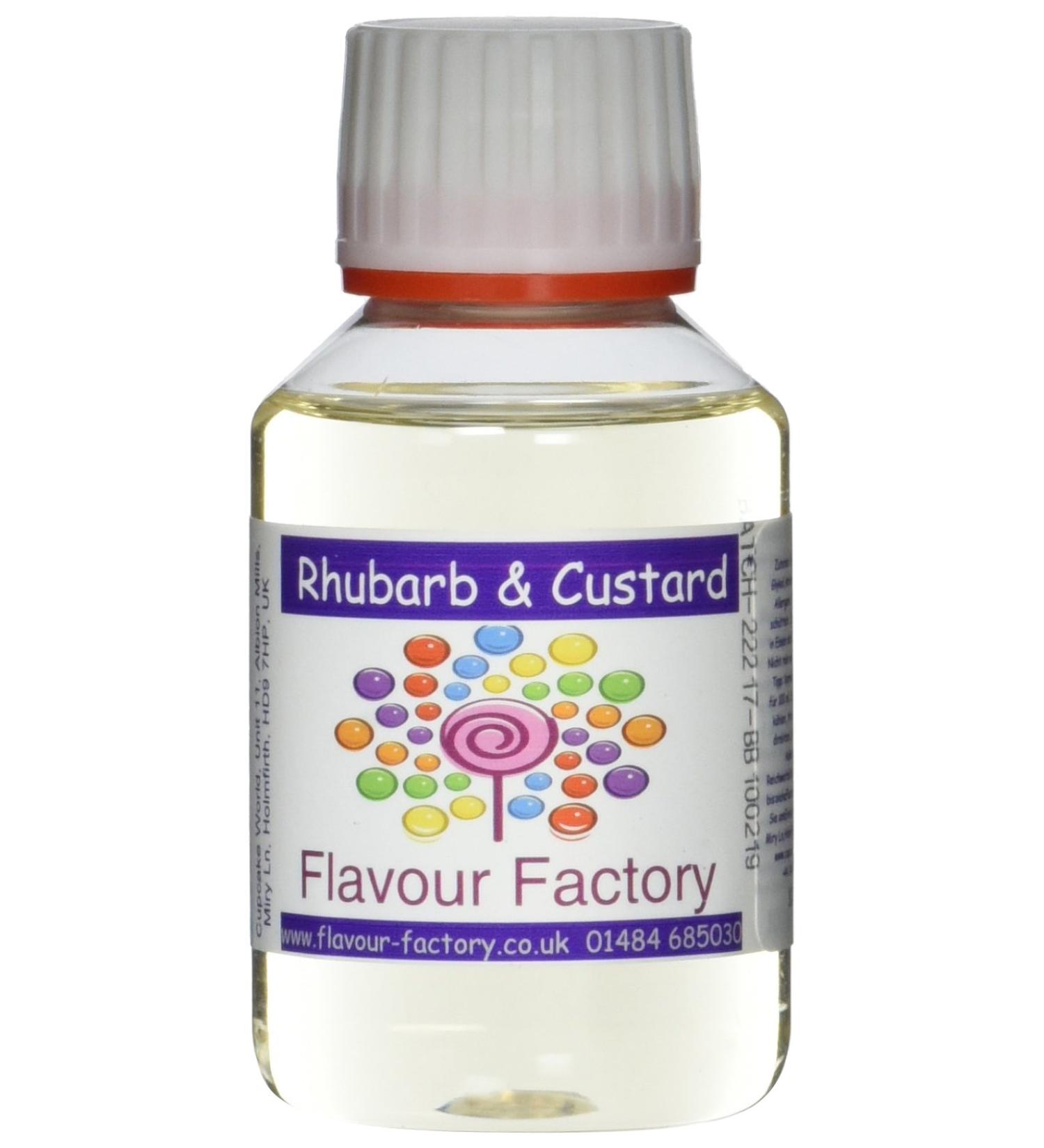 Flavour Factory Intense Food Flavouring Rhubarb and Custard 100 ml - Buy Online on SooperMarket.com