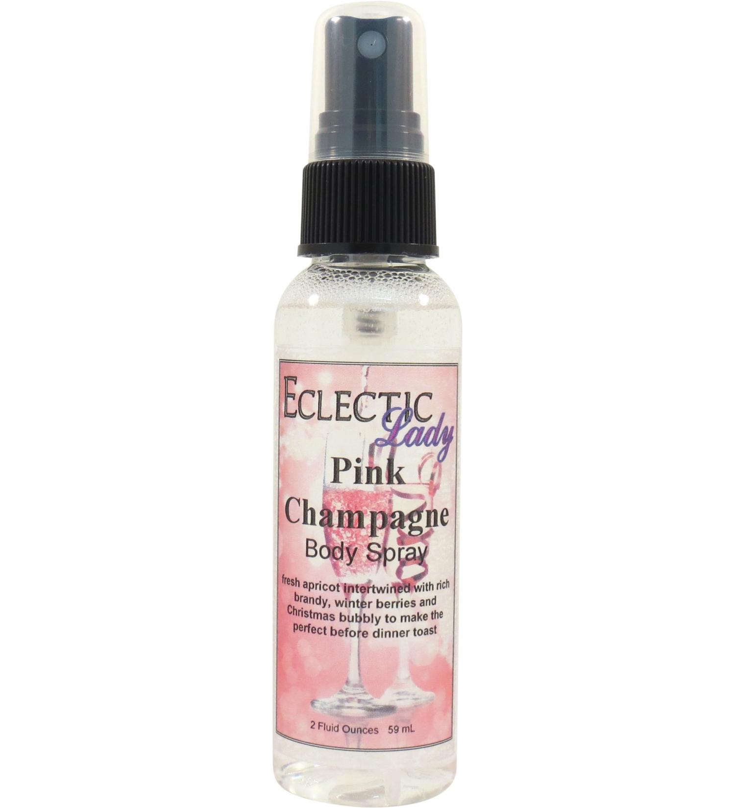 Pink Champagne Body Spray 2 ounces Body Mist for Women with Clean Light & Gentle Fragrance Long Lasting Perfume with Comforting Scent for Men & Women Cologne with Soft Subtle Aroma For Daily Use 2 Fluid Ounces - Buy Online on SooperMarket.com