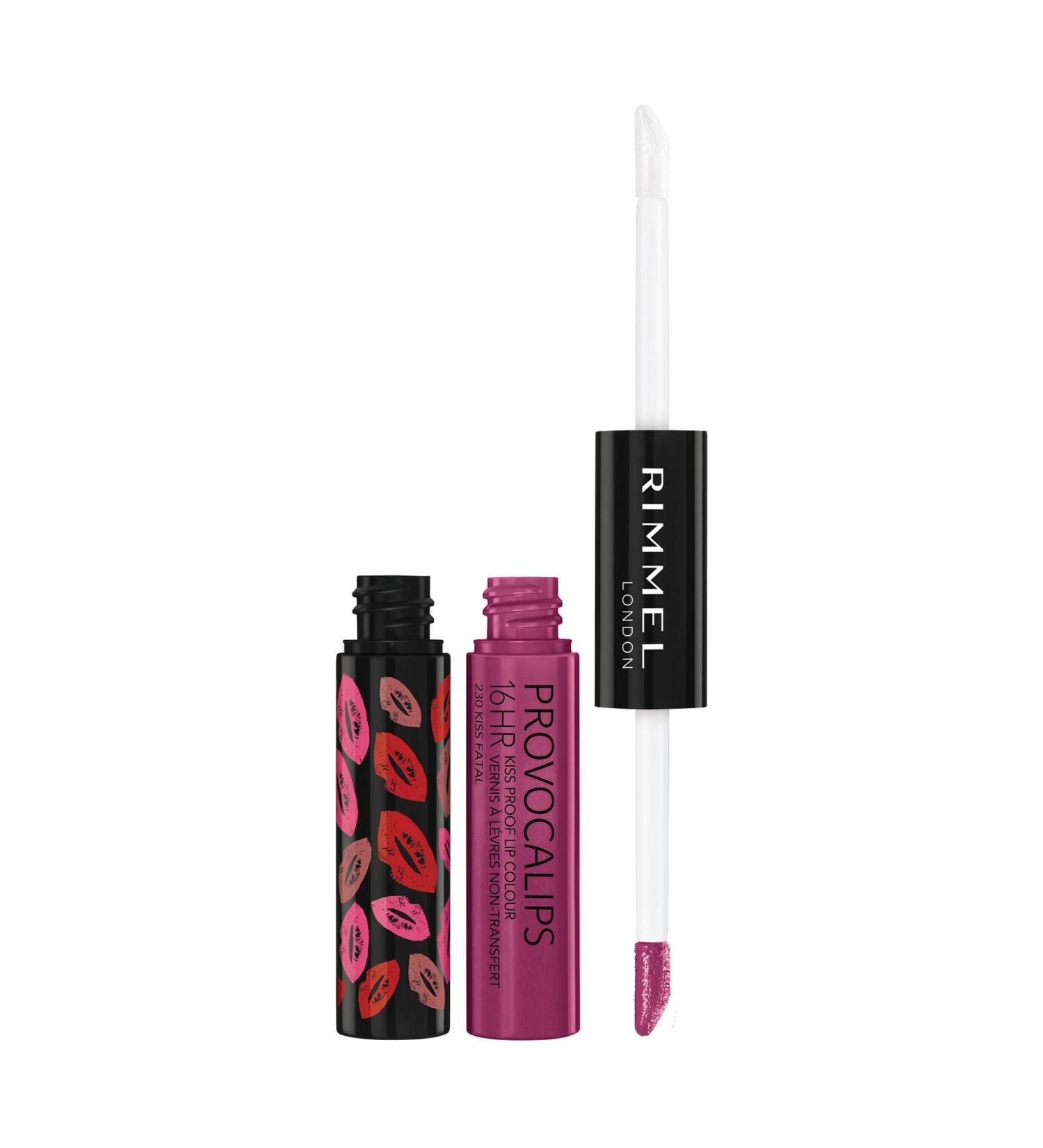 Rimmel Provocalips 16hr Kissproof Lipstick in Kiss Fatal - 0.14oz (Pack of 1) - Buy Online on SooperMarket.com