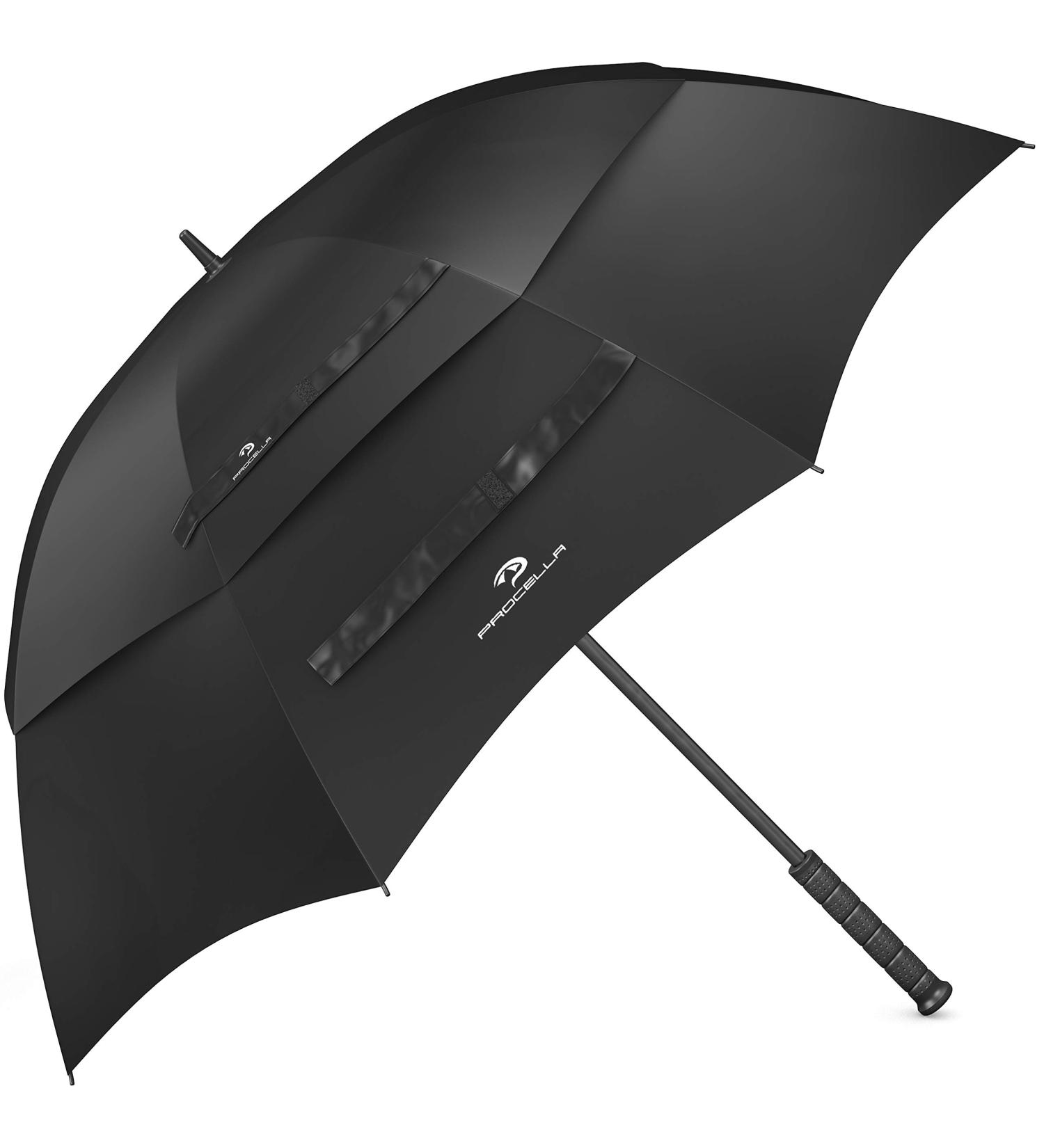 Procella Golf Umbrella 62 Inch - Windproof & Waterproof | Vented Canopy, Automatic Open | Best Golf Gift for Men & Women - Buy Online on SooperMarket.com