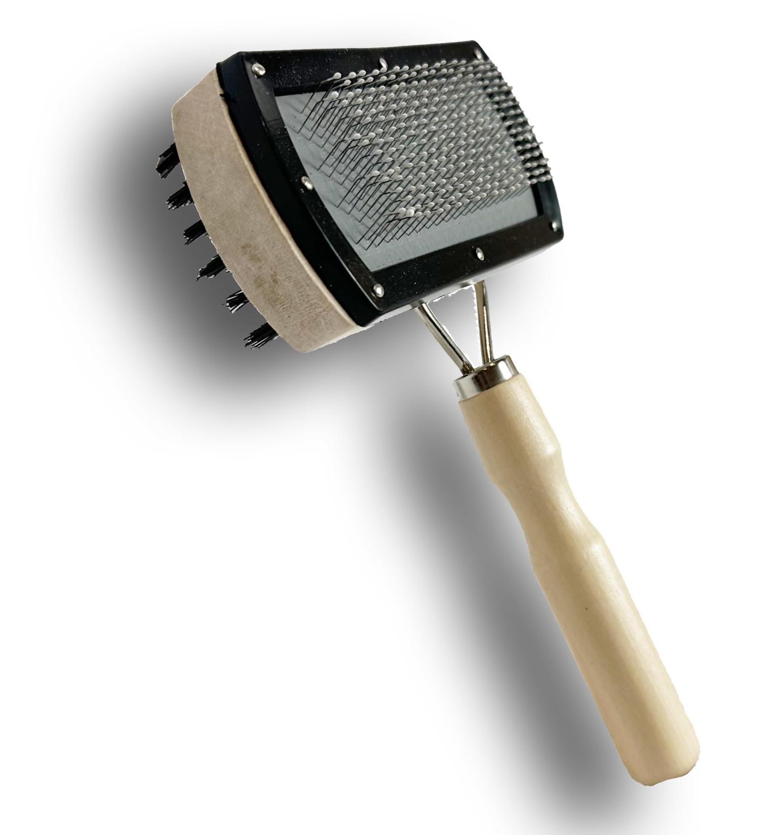 Premium Lambskin Brush for Gentle Care Perfect for Lambskin Fabrics | International Shipping - Buy Online on SooperMarket.com