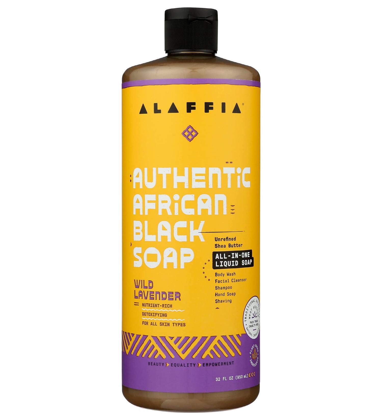 African Black Soap All-In-One Wild Lavender 32 fl oz