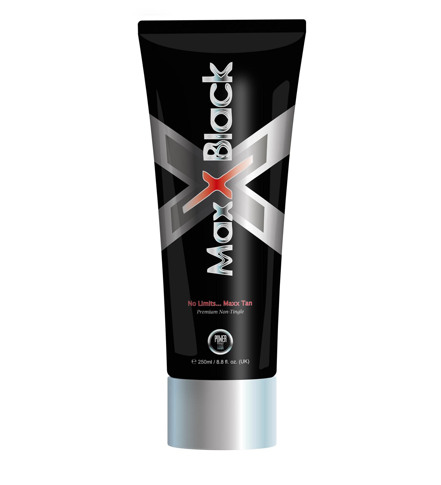 Powertan Maxx Black Non Tingle Tanning Sunbed Cream Lotion Accelerator 250ml