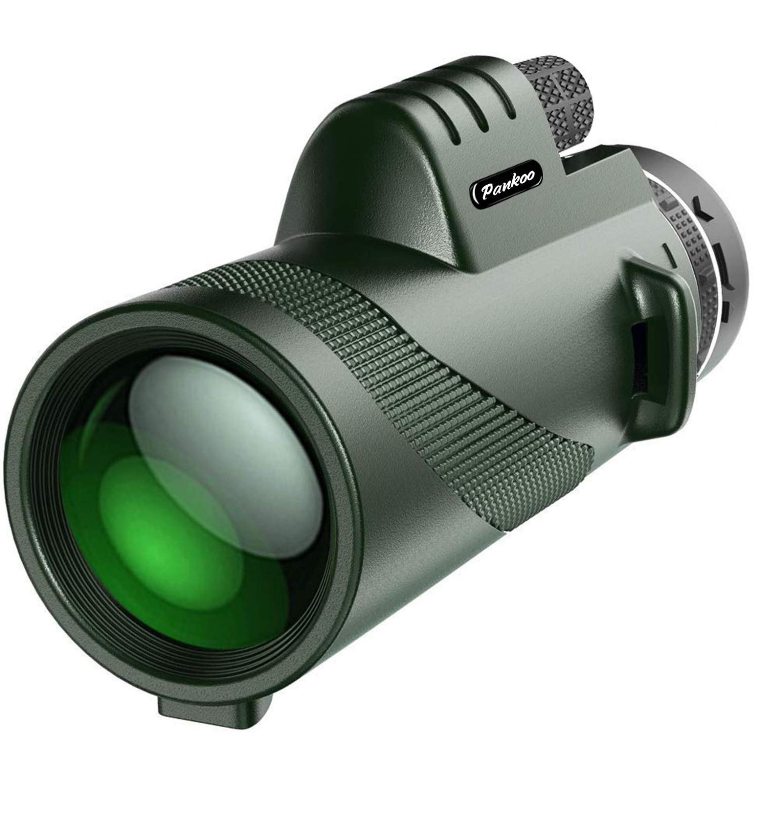 Pankoo 40X60 Monocular High Power Monocular Scope for Bird Watching Traveling Concert Sports Game with Phone Adapter Tripod - Buy Online on SooperMarket.com
