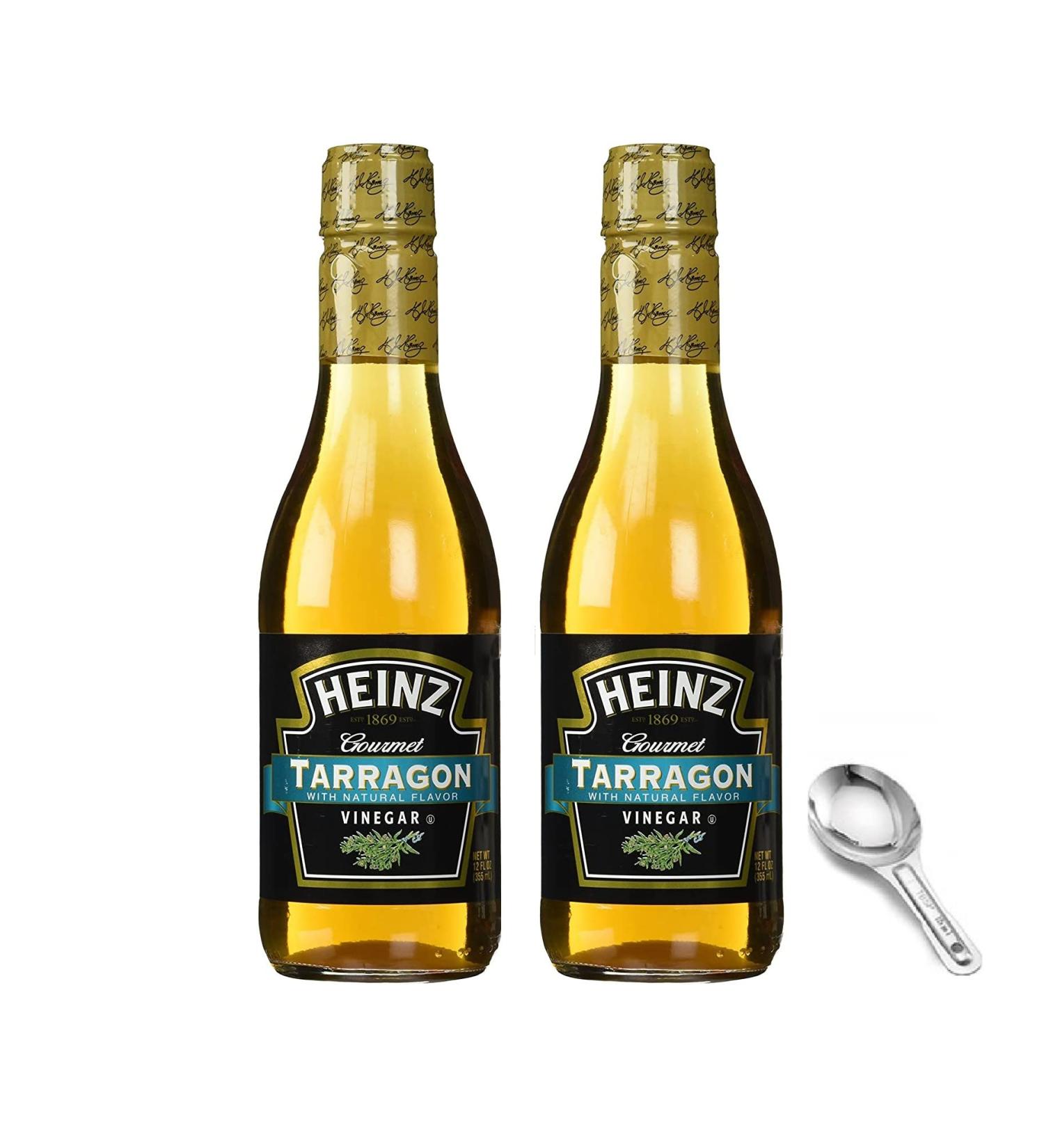 Heinz Tarragon Vinegar 12 fl oz (Pack of 2) + F.O.Y Brand Measuring Spoon Set - Buy Online on SooperMarket.com