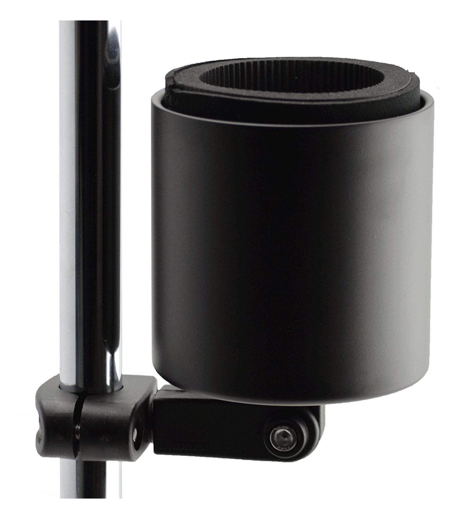 Kroozie Deluxe Bicycle Cup Holder - Ultimate Handlebar Accessory for Bikes, Scooters, and Treadmills in Flat Black - Buy Online on SooperMarket.com