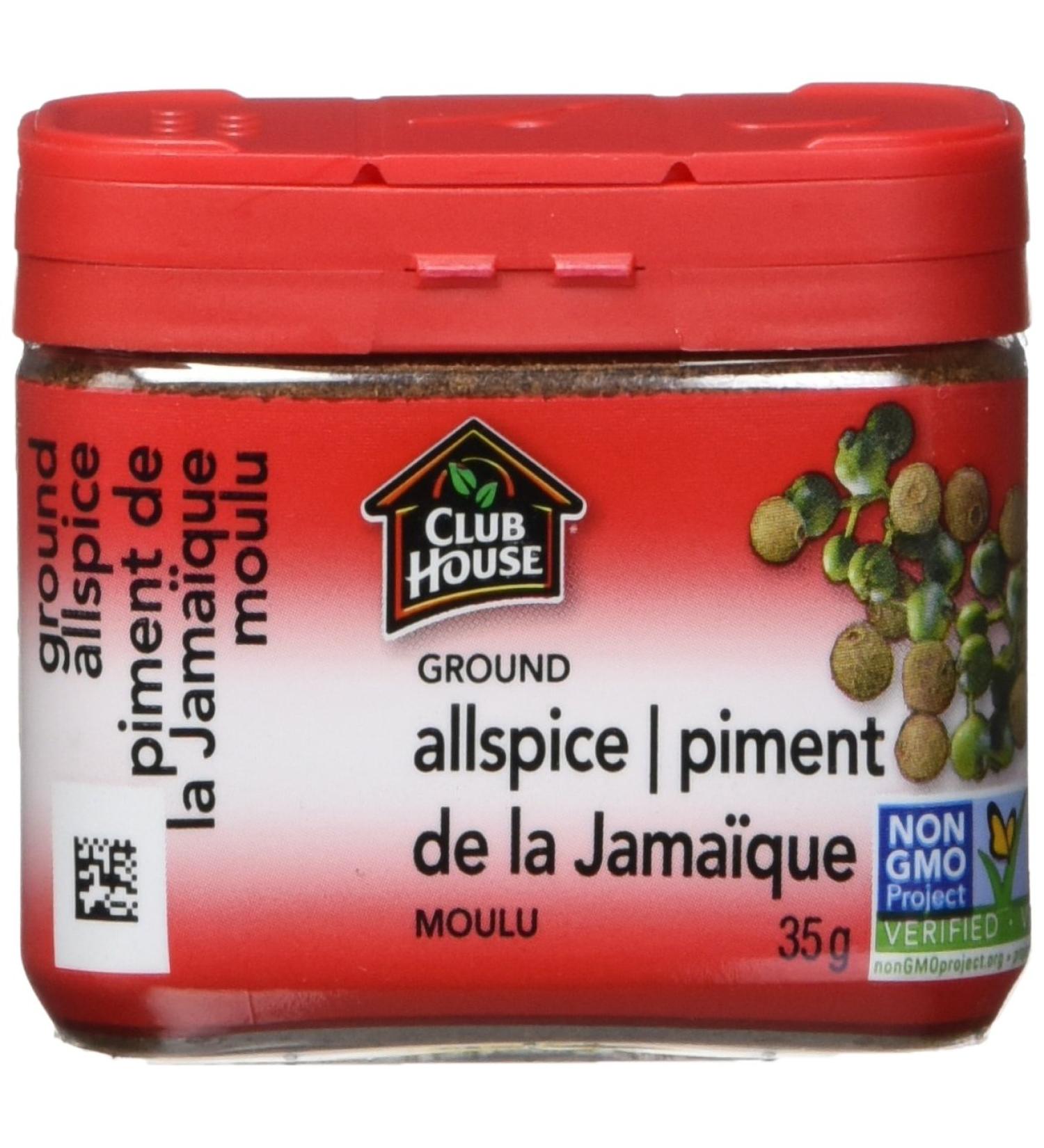 Club House Quality Natural Herbs & Spices Ground Allspice | piment Plastic Can 35g 35 g (Pack of 1) - Buy Online on SooperMarket.com
