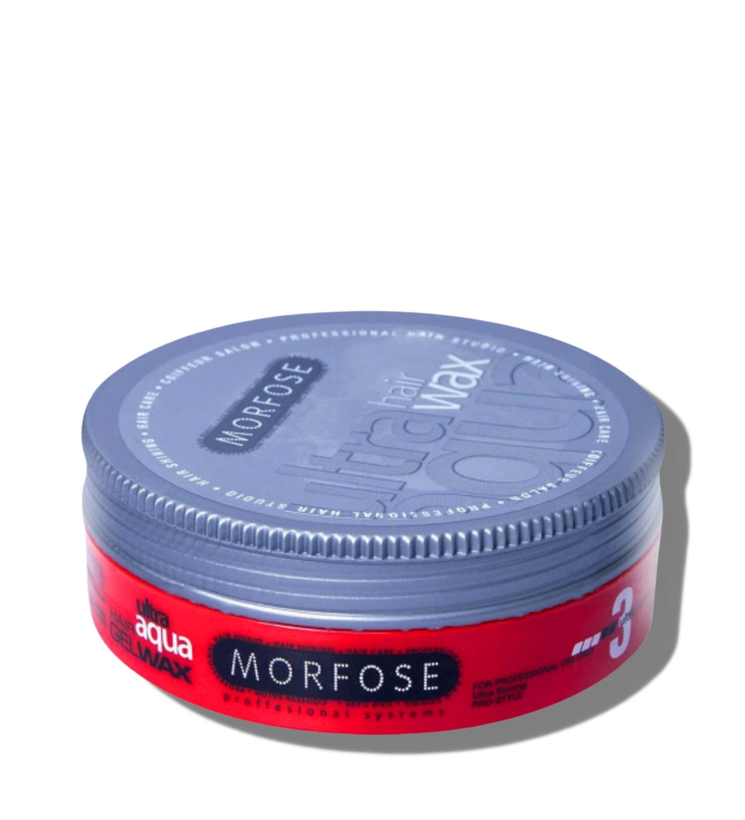 Morfose Ultra Aqua Hair Gel Wax - Strong Hold for Flyaways, Braids, Curls - Strawberry Scent - 5.92 fl oz - Buy Online on SooperMarket.com