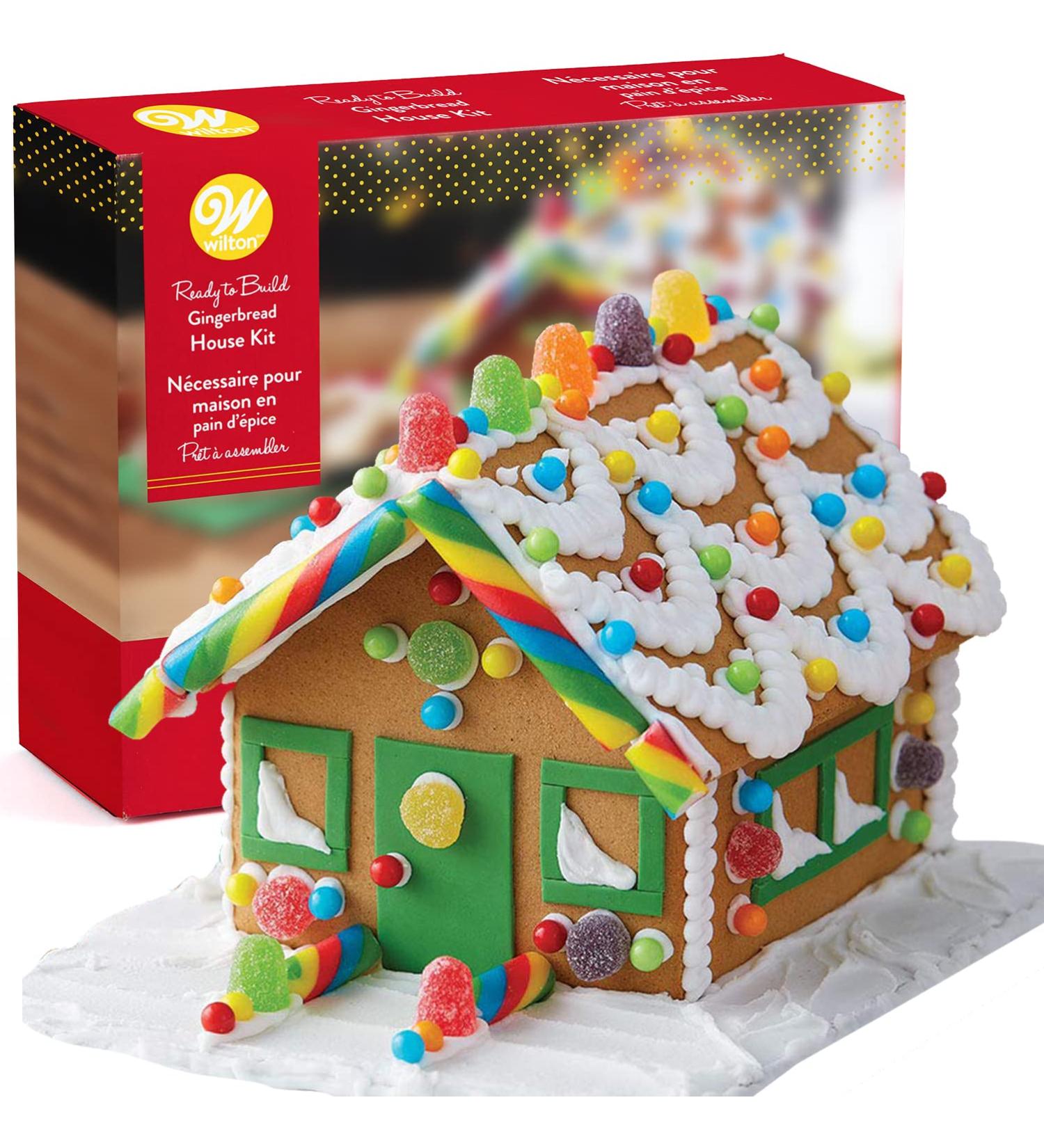 DIY Gingerbread House Kit with Candies, Icing, and Holiday Stickers - Fun Holiday Activity - Buy Online on SooperMarket.com