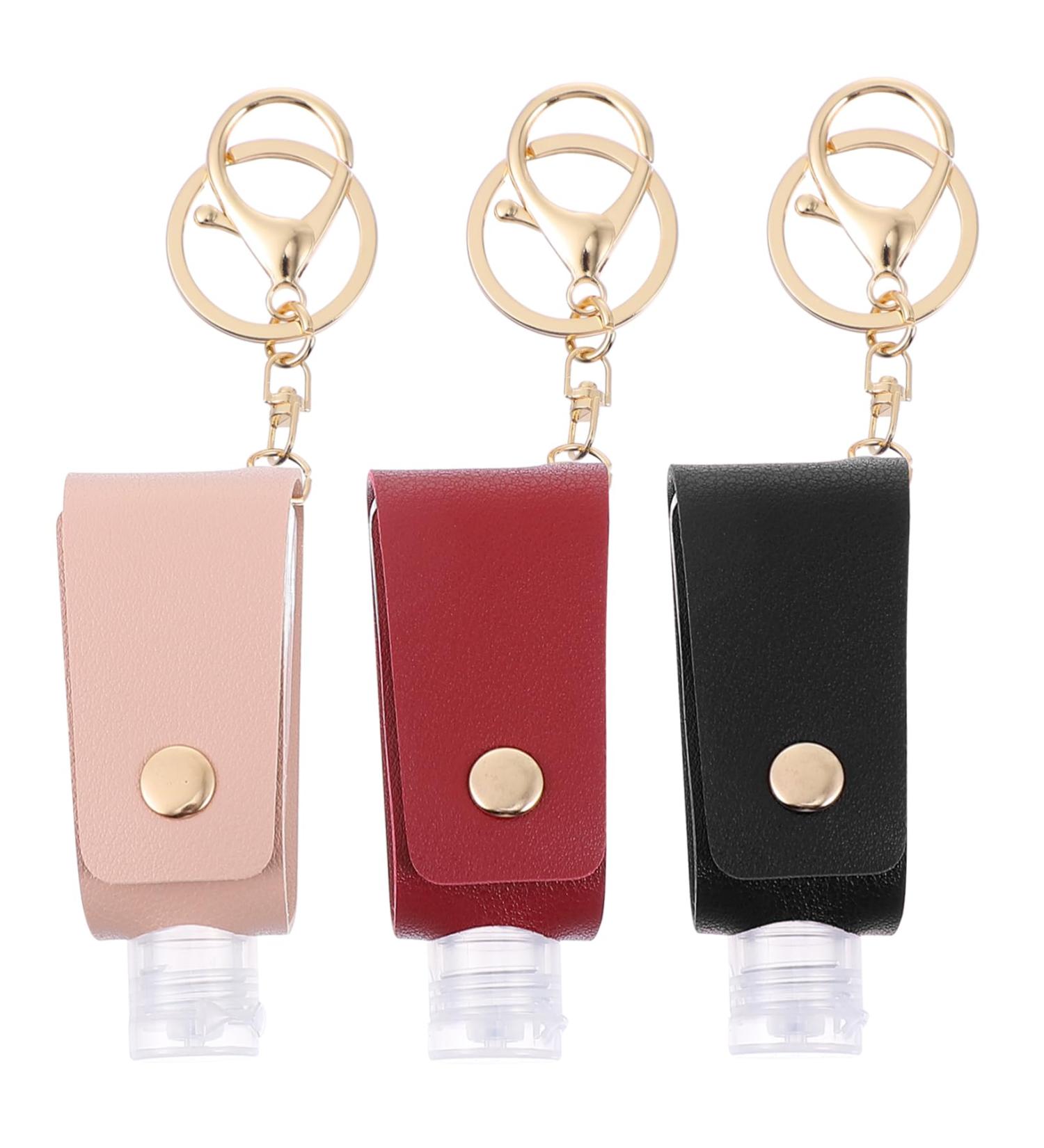 Abaodam 3 Sets Pendant Keychain for Keys Empty Bottle Keychain Travel Bottle Keychain Bags - Buy Online on SooperMarket.com