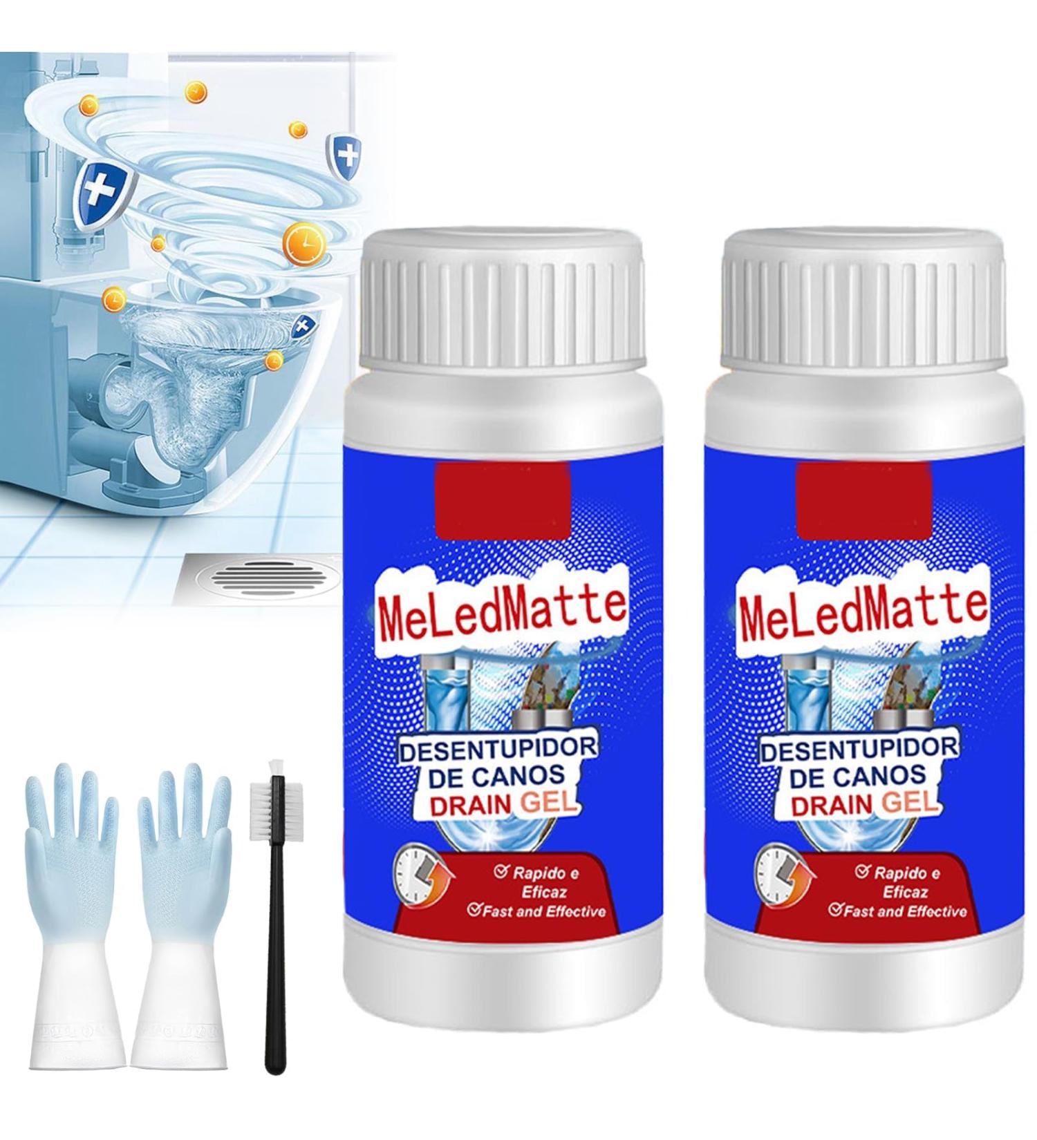 Powerful Pipe Dredging Agent Meledmatte Professional Meledmatte Powerful Pipe Dredging Agent Sink and Drain Pipe Dredging Powder Pipe Dredge Agent Meledmatte Pipeline Dredging Agent (2PCS) - Buy Online on SooperMarket.com
