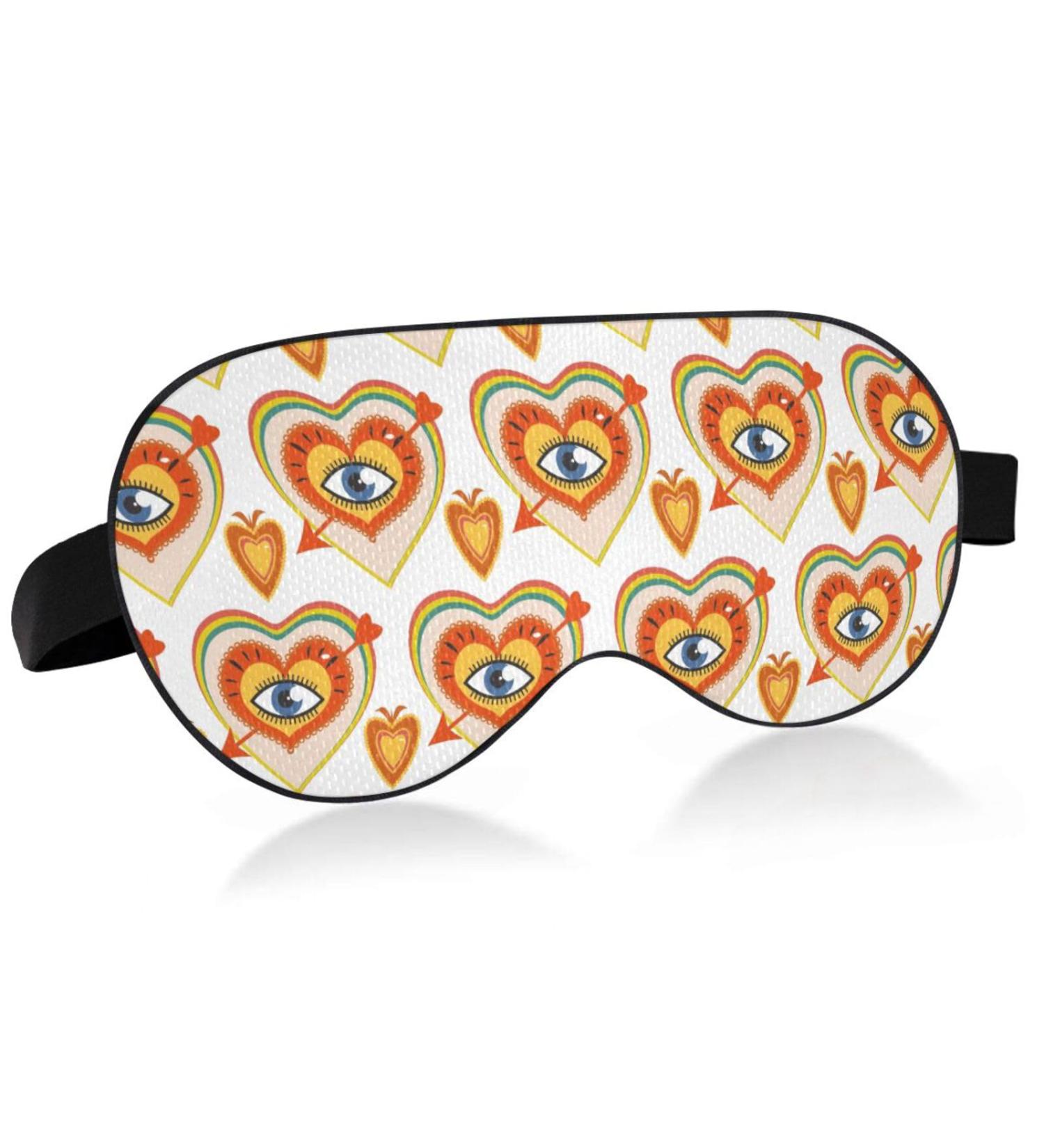 Haskirky Light Blocking Eye Mask for Deep Sleep | Adjustable for Men and Women | Ideal for Travel, Yoga, and Meditation - Buy Online on SooperMarket.com