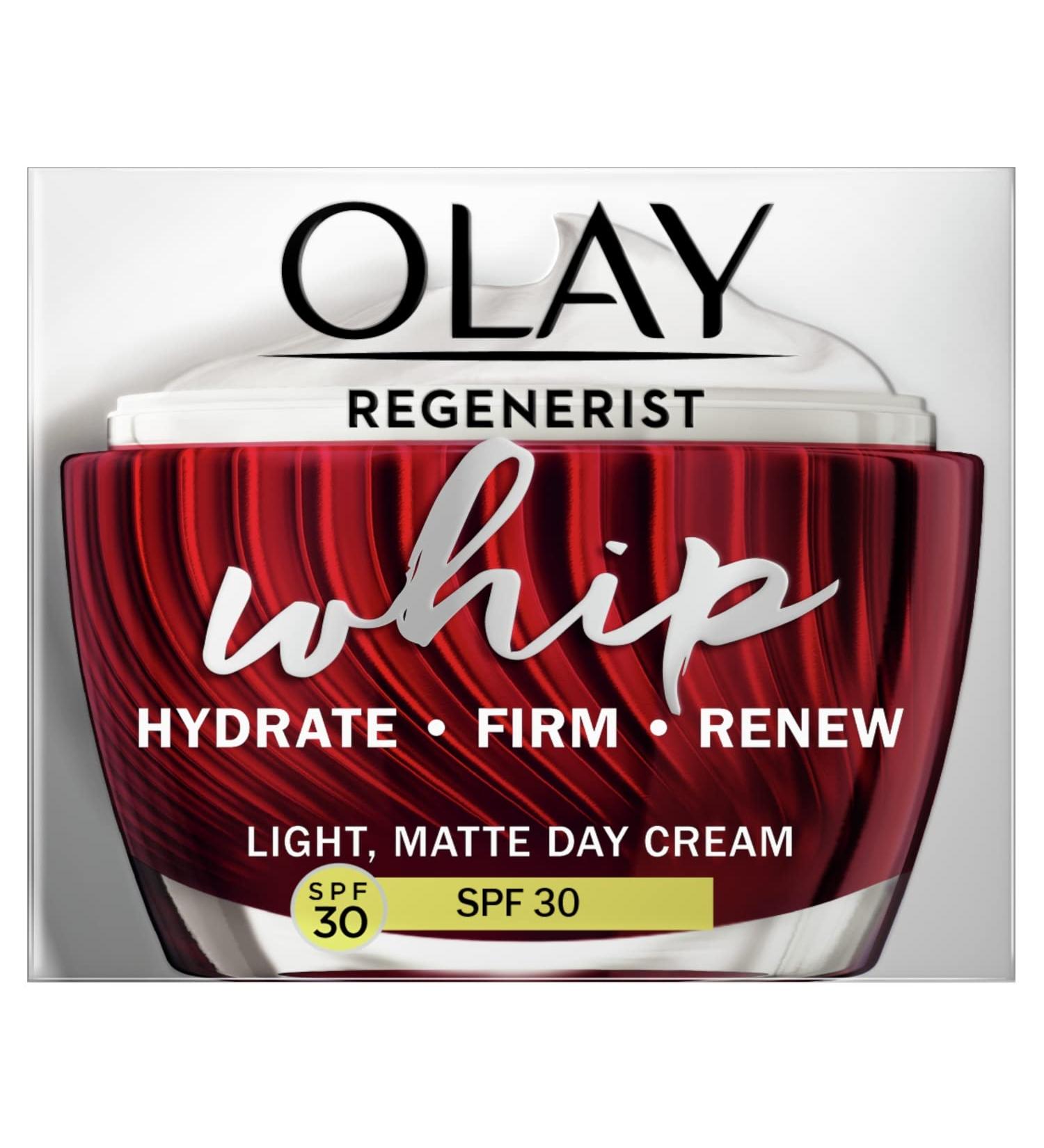 Olay Regenerist Whip SPF30 Anti-Ageing Moisturiser 50ml | Hyaluronic Acid | Firmer Skin - Buy Online on SooperMarket.com
