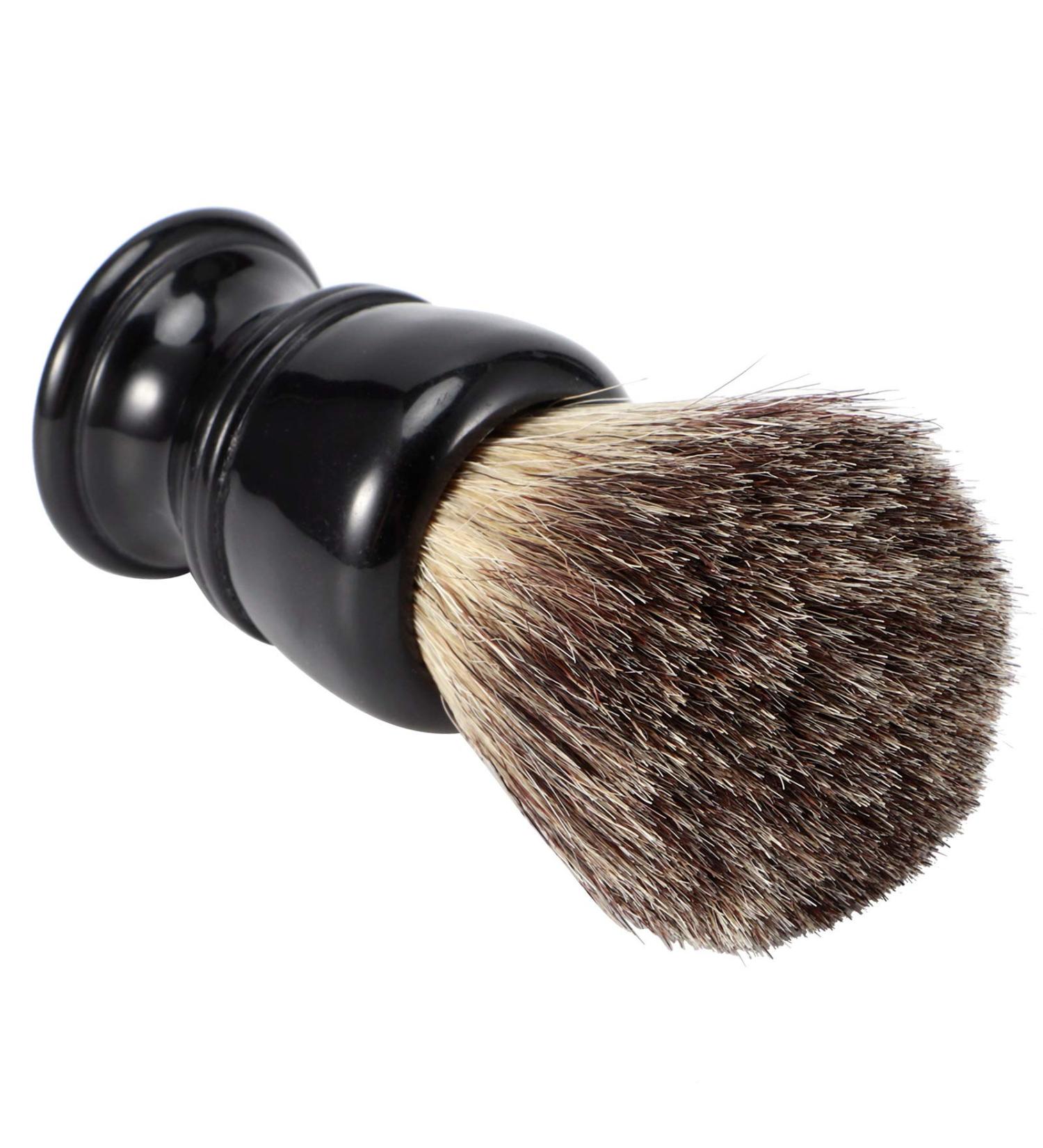 Alvinlite Portable Resin Beard Brush | Shaving Brush for Foam & Skin Massage - International Shipping - Buy Online on SooperMarket.com