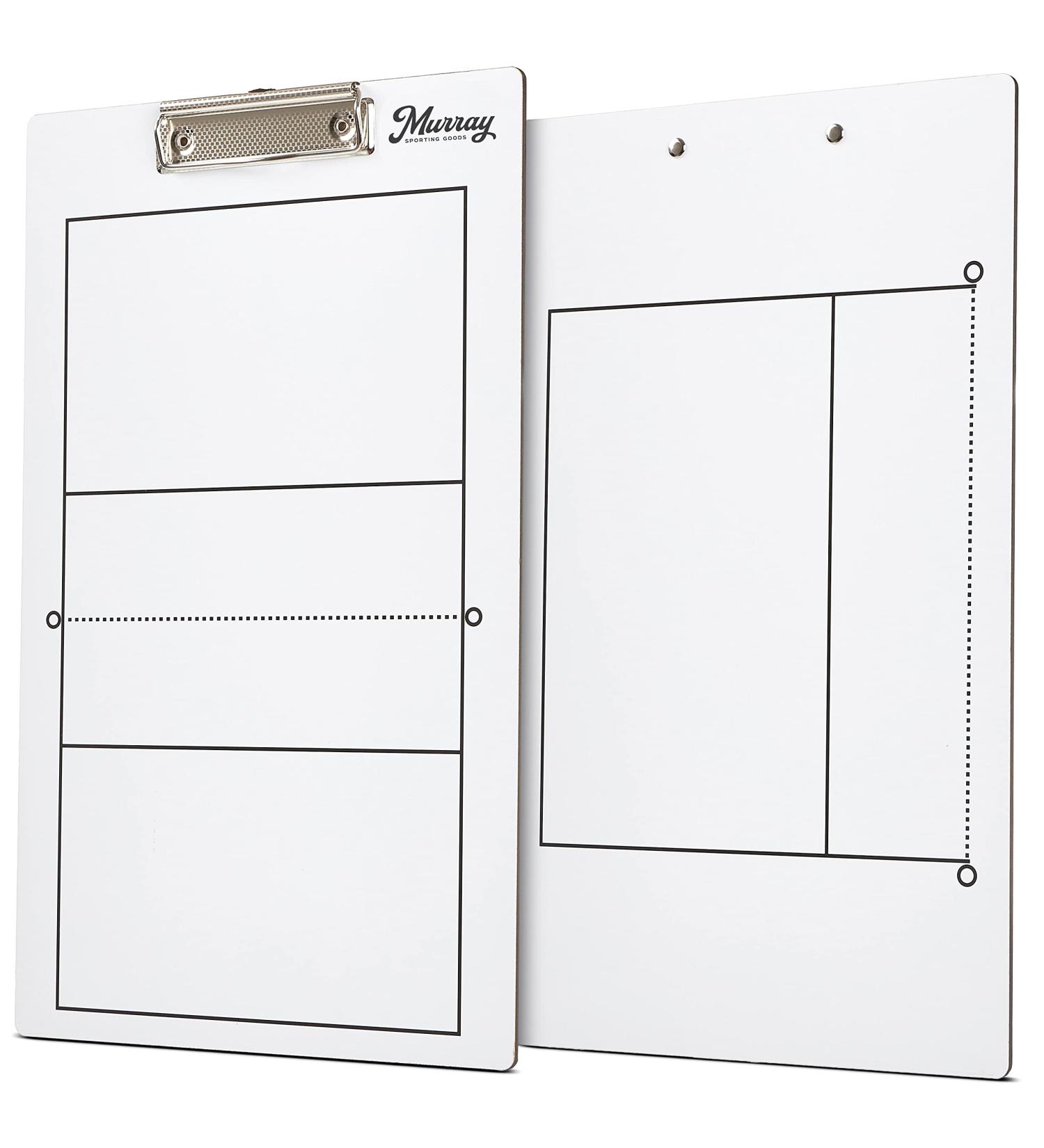 Murray Sporting Goods Volleyball Coaches Clipboard - Double-Sided Dry Erase | Shop Now - Buy Online on SooperMarket.com
