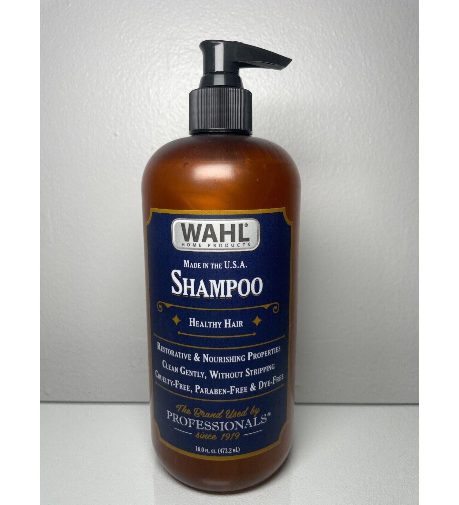 Wahl Shampoo For Healthy Hair Restorative and Nourishing Properties Cruelty-Free Paraben Free Dye-Free-16 Fl Oz (473.2 mL)