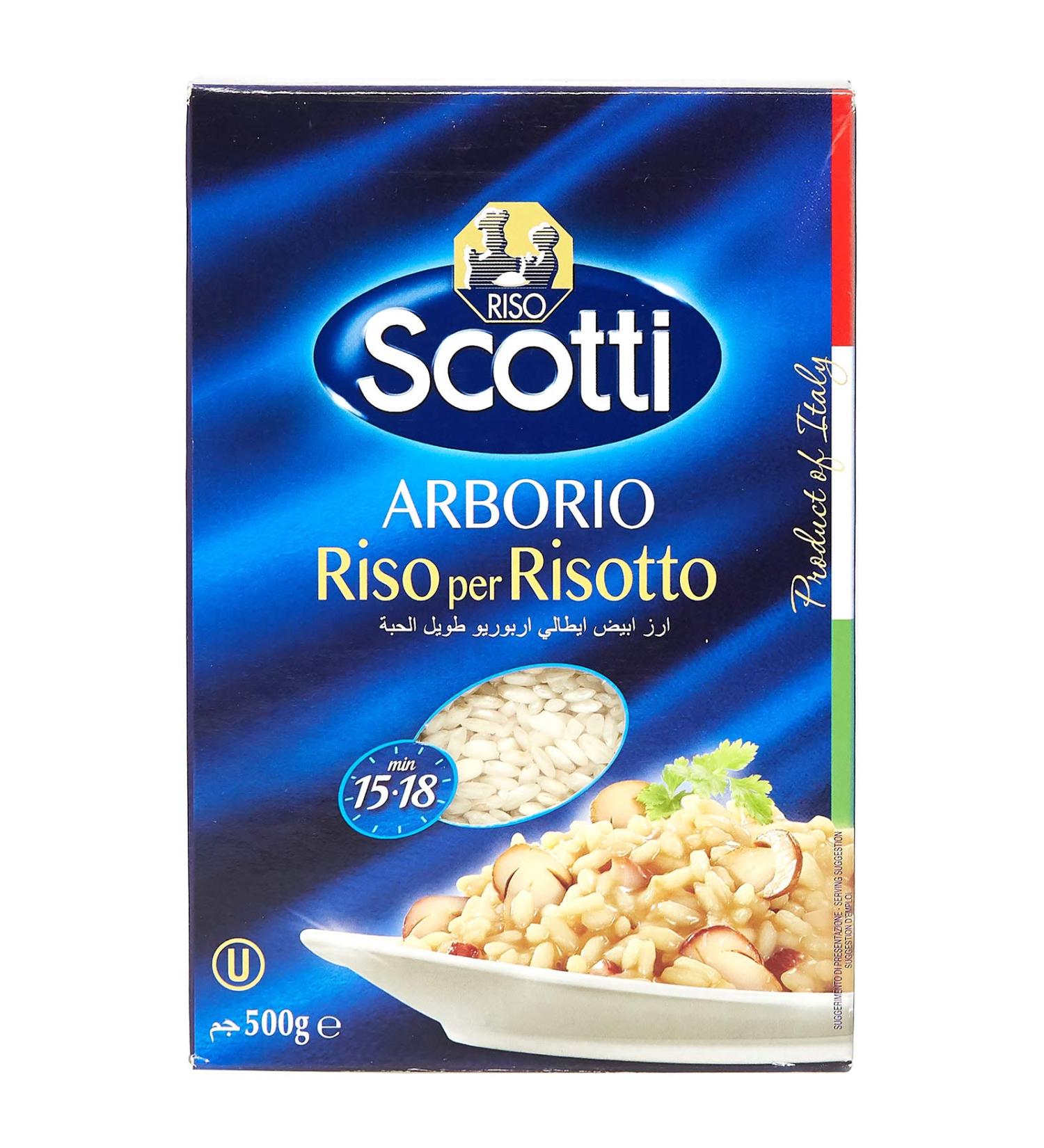 Riso Scotti Arborio Risotto Rice 500g - Premium Italian Arborio Rice for Perfect Risotto - Buy Online on SooperMarket.com