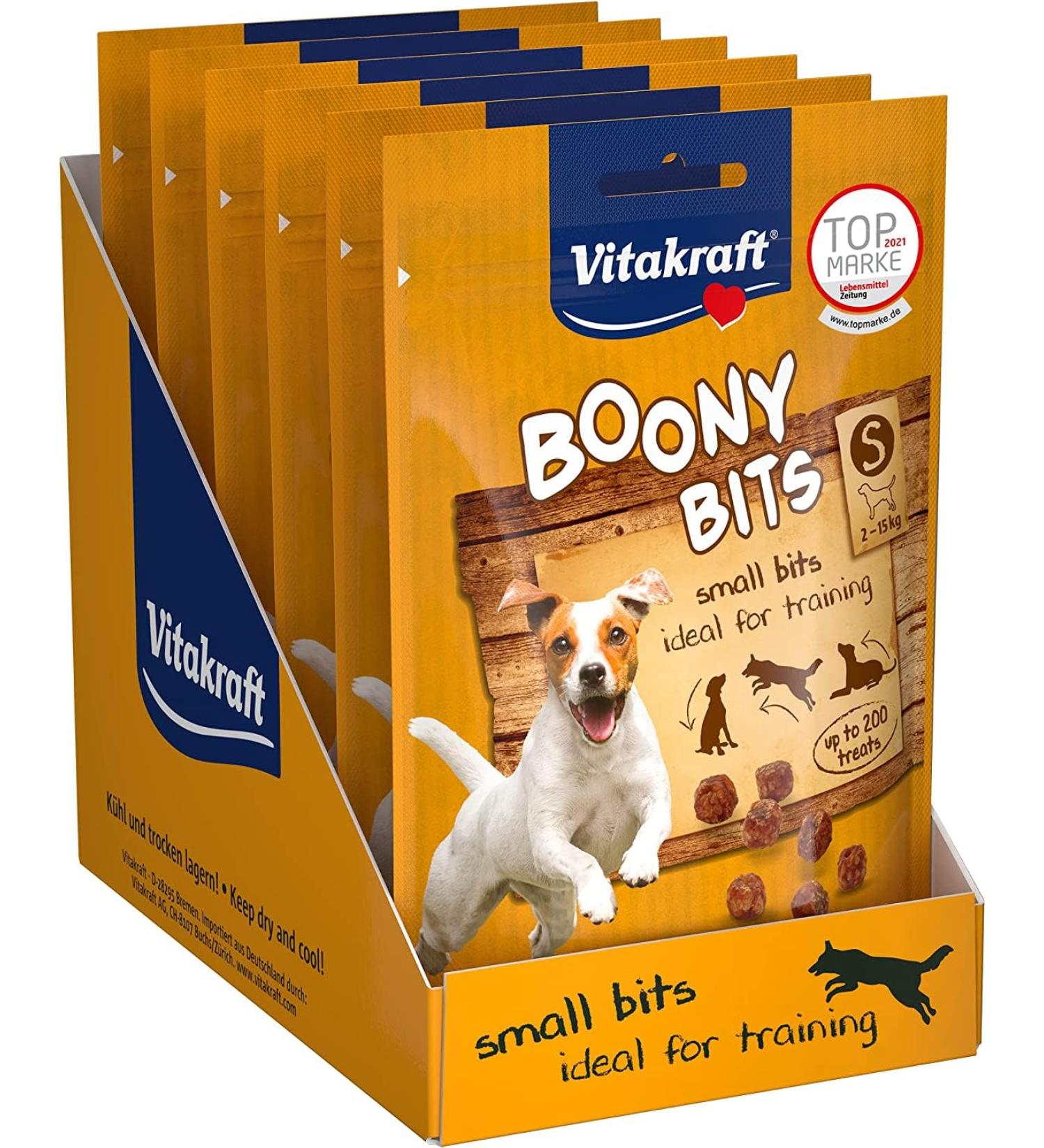 Vita Force Boony Bits: Sugar-Free Grain-Free Training Treats for Small Dogs | 6x55g Healthy Rewards - Buy Online on SooperMarket.com
