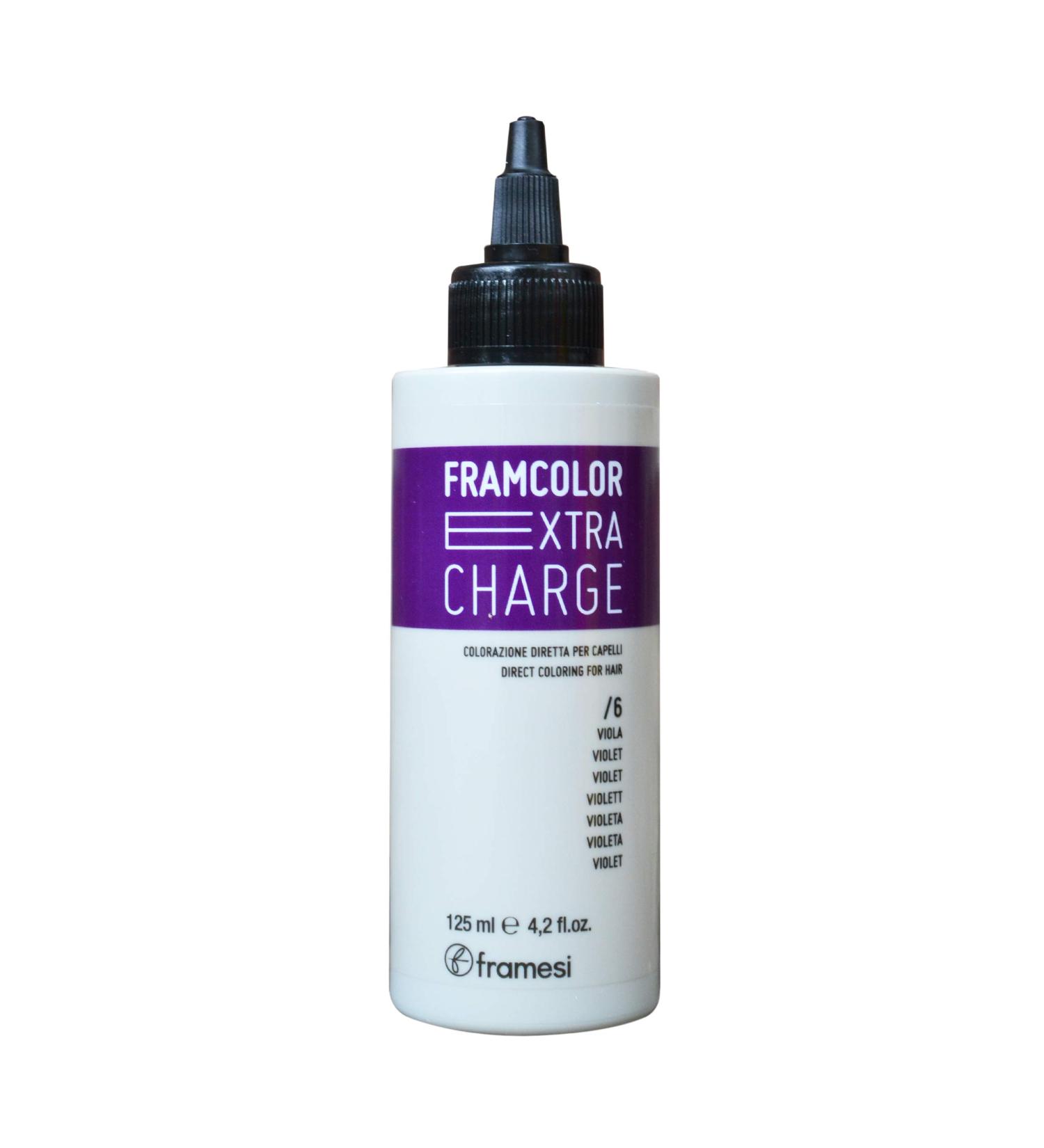 Framesi Framcolor Extra Charge Violet - 4.2 fl oz Color Refreshing Hair Treatment | International Shipping Available - Buy Online on SooperMarket.com