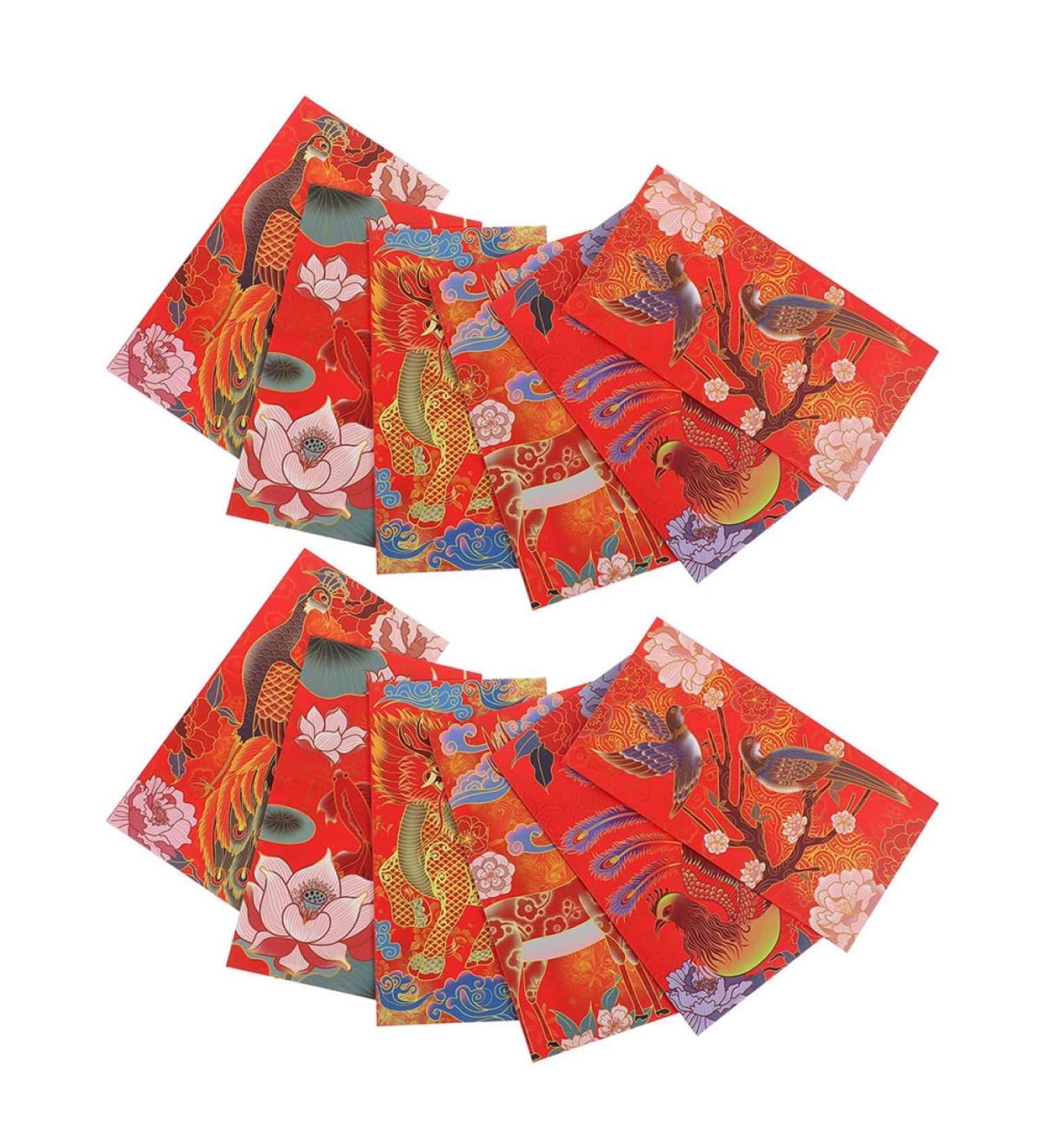 MAGICLULU 18pcs Year of The Tiger is a Blessing Chinese Red Envelopes Chinese Red Packet Envelope Chinese Hongbao Cash Pocket Gift Money Envelopes 2022 Red Envelopes China Festive Paper Red 17X9X0.1CM - Buy Online on SooperMarket.com
