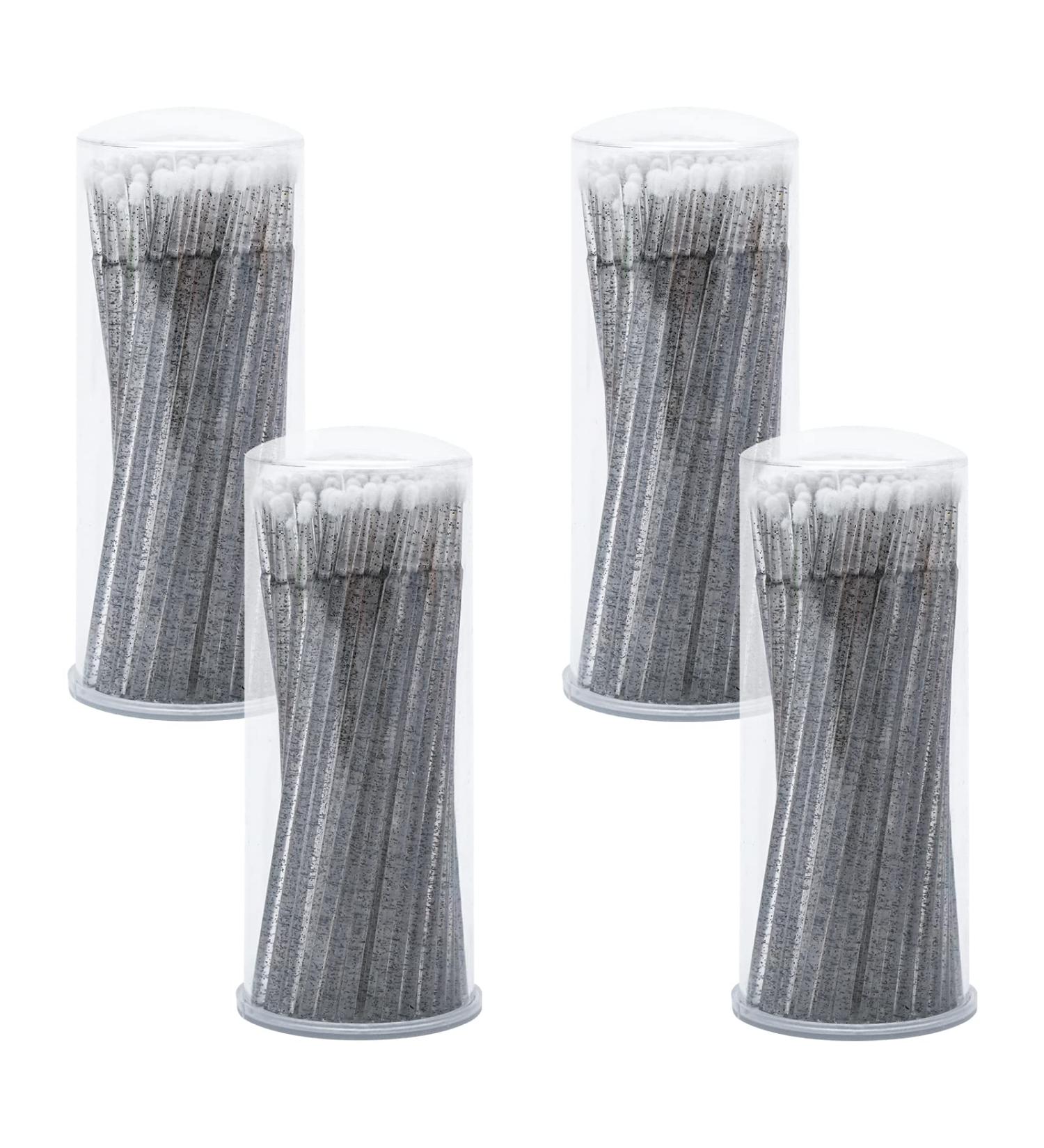 G2PLUS 400PCS Micro Applicators Brushes - Crystal Black Disposable Swabs for Eyelash Extensions Crafting - Buy Online on SooperMarket.com