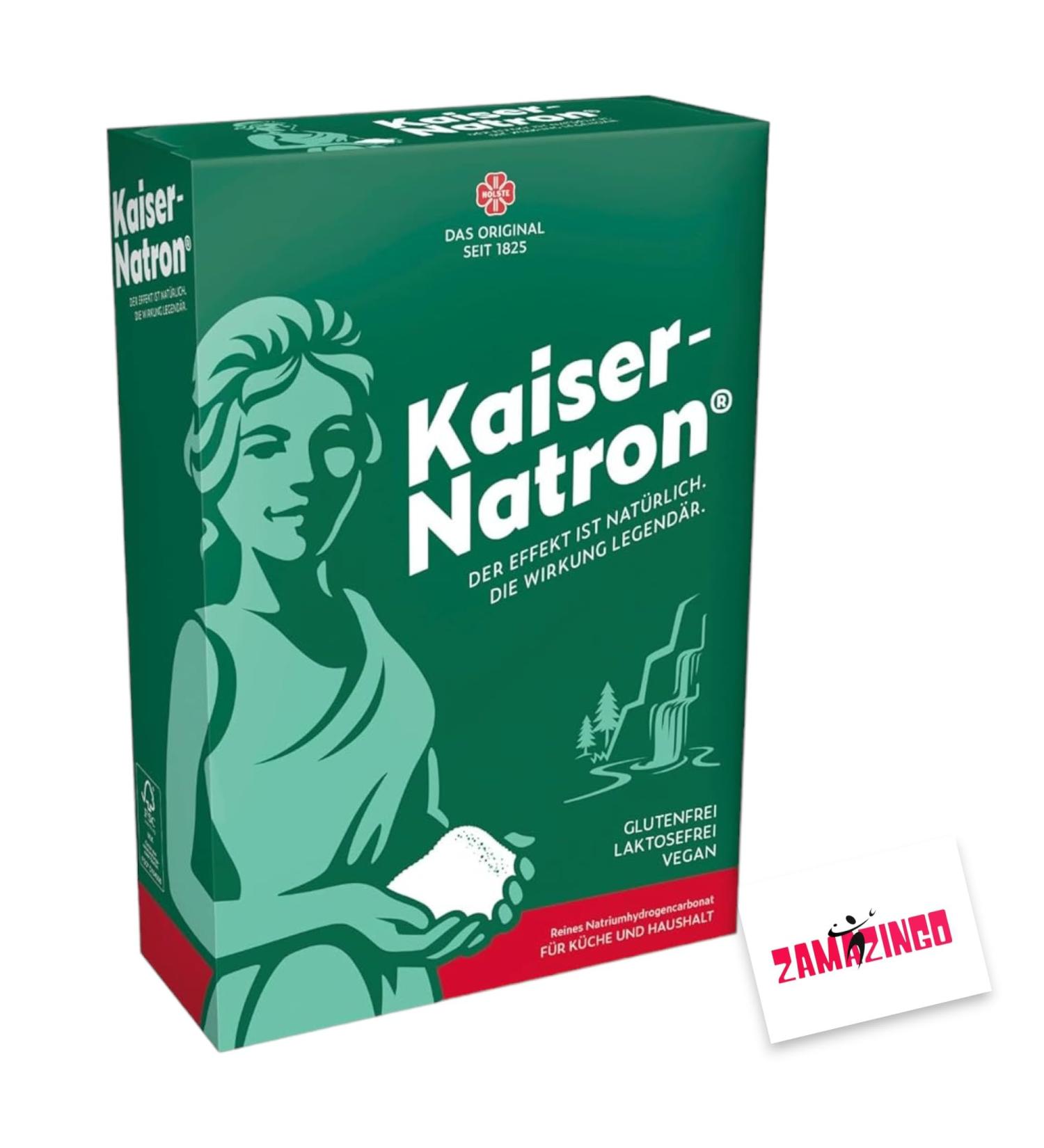 Emperor Natron powder 1 x 250g |Pure sodium hydrogen carbonate for kitchen and household powder gluten -free vegan lactose -free + zama4zingo card