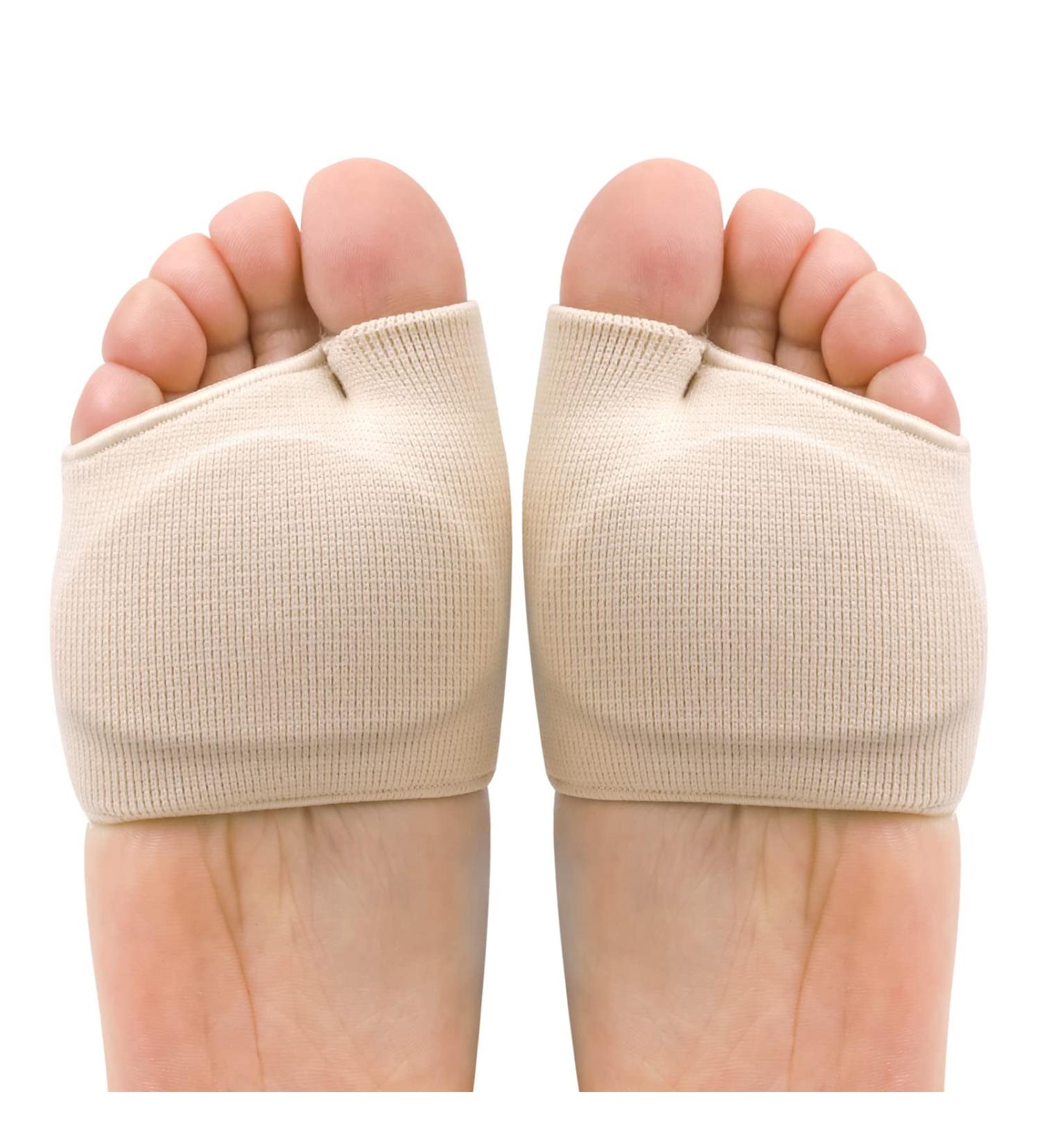 Heyu-Lotus Metatarsal Pads for Women and Men - Gel Ball of Foot Cushion Sleeves for Metatarsalgia Pain Relief and Support - Large Size - Buy Online on SooperMarket.com