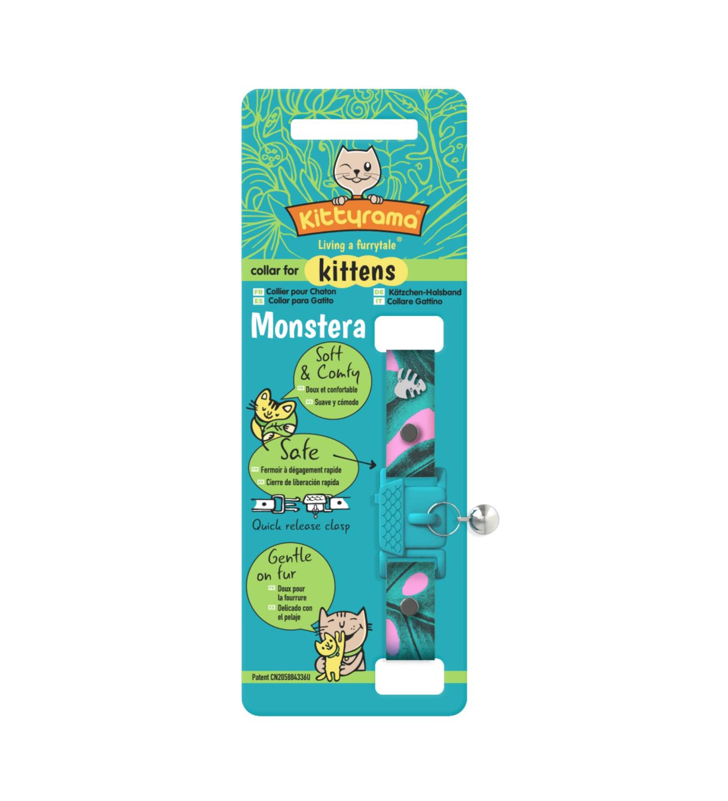 Kittyrama Botanical Collars for Cats & Kittens | Hypoallergenic Breakaway Design | Vet Approved & Comfortable - Buy Online on SooperMarket.com